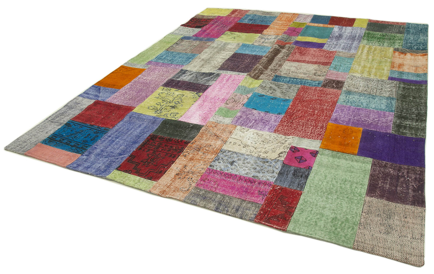 8x10 Multicolor Patchwork Rug - 32316