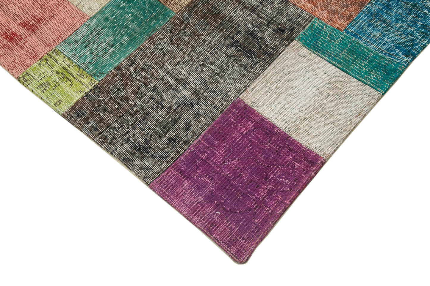 8x11 Multicolor Patchwork Rug- 32327