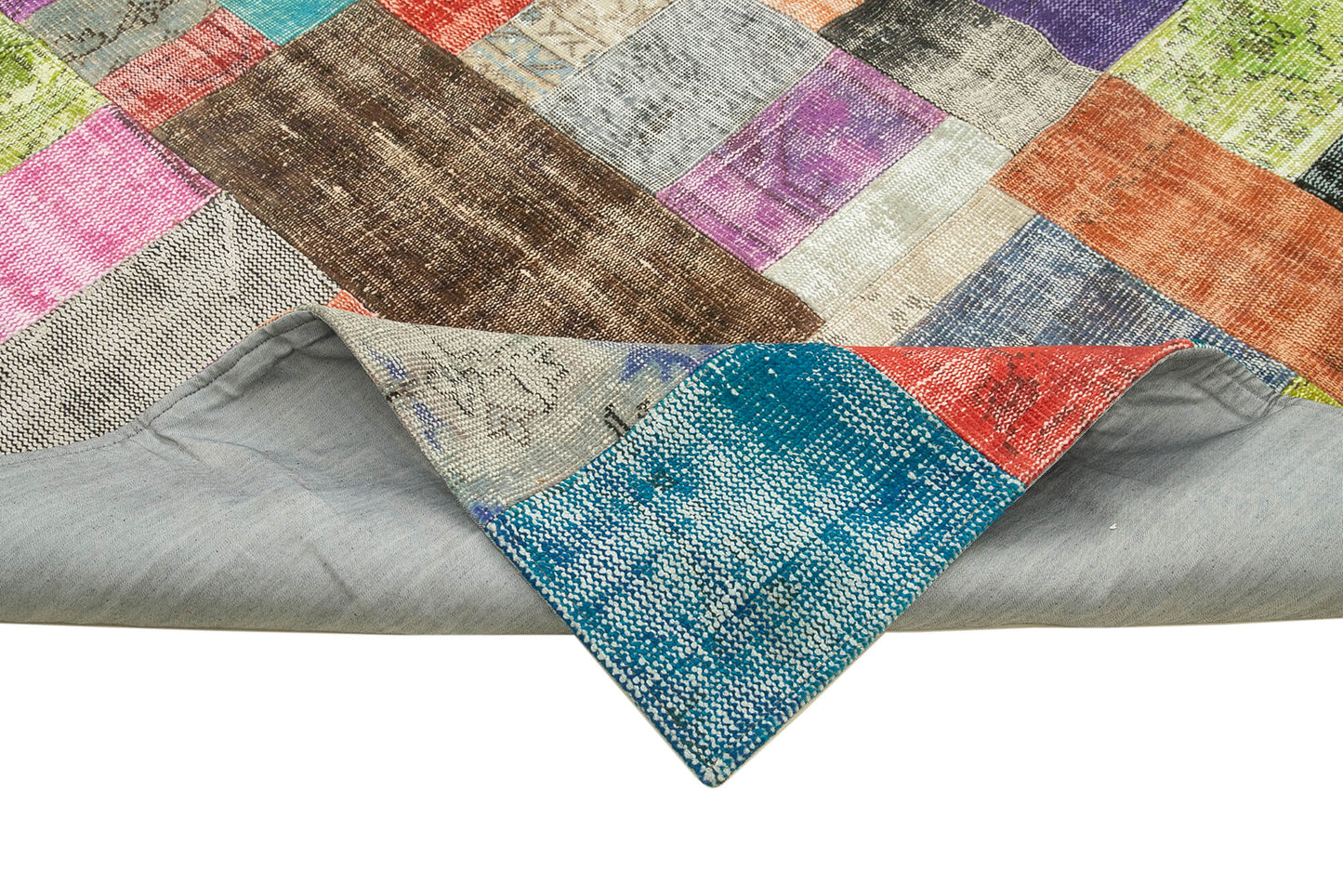 8x11 Multicolor Patchwork Rug- 32327