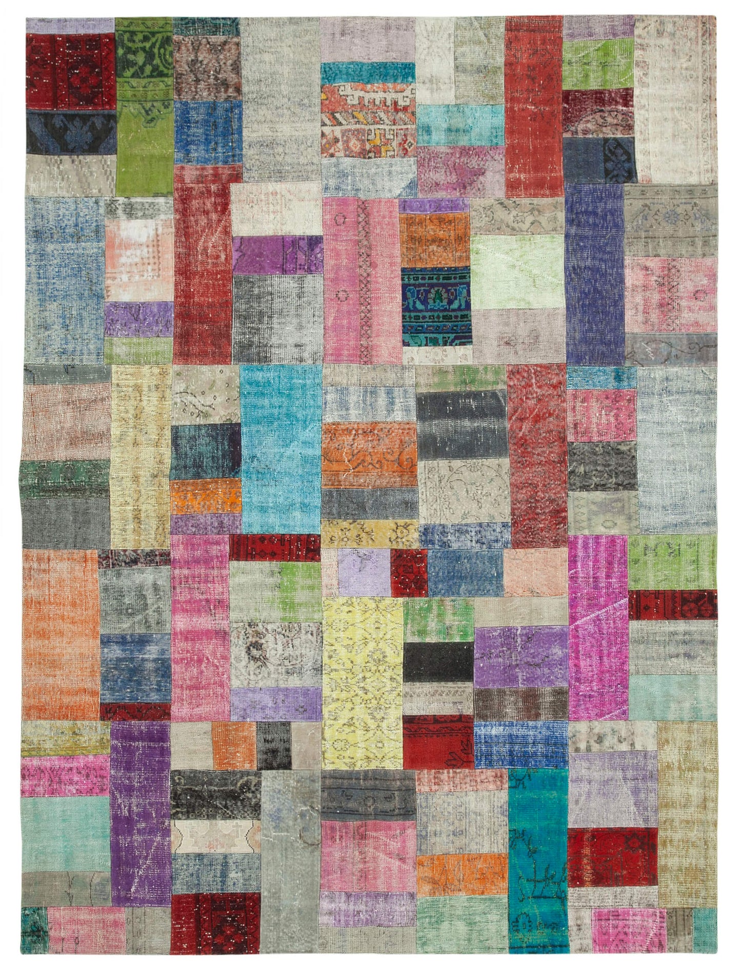 9x12 Multicolor Patchwork Rug- 32329