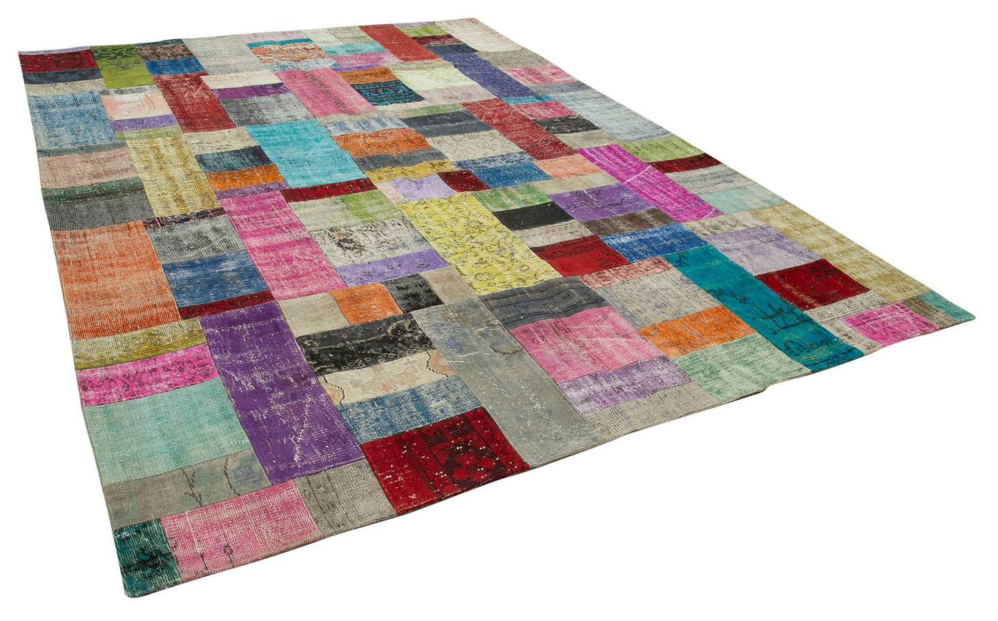 9x12 Multicolor Patchwork Rug- 32329