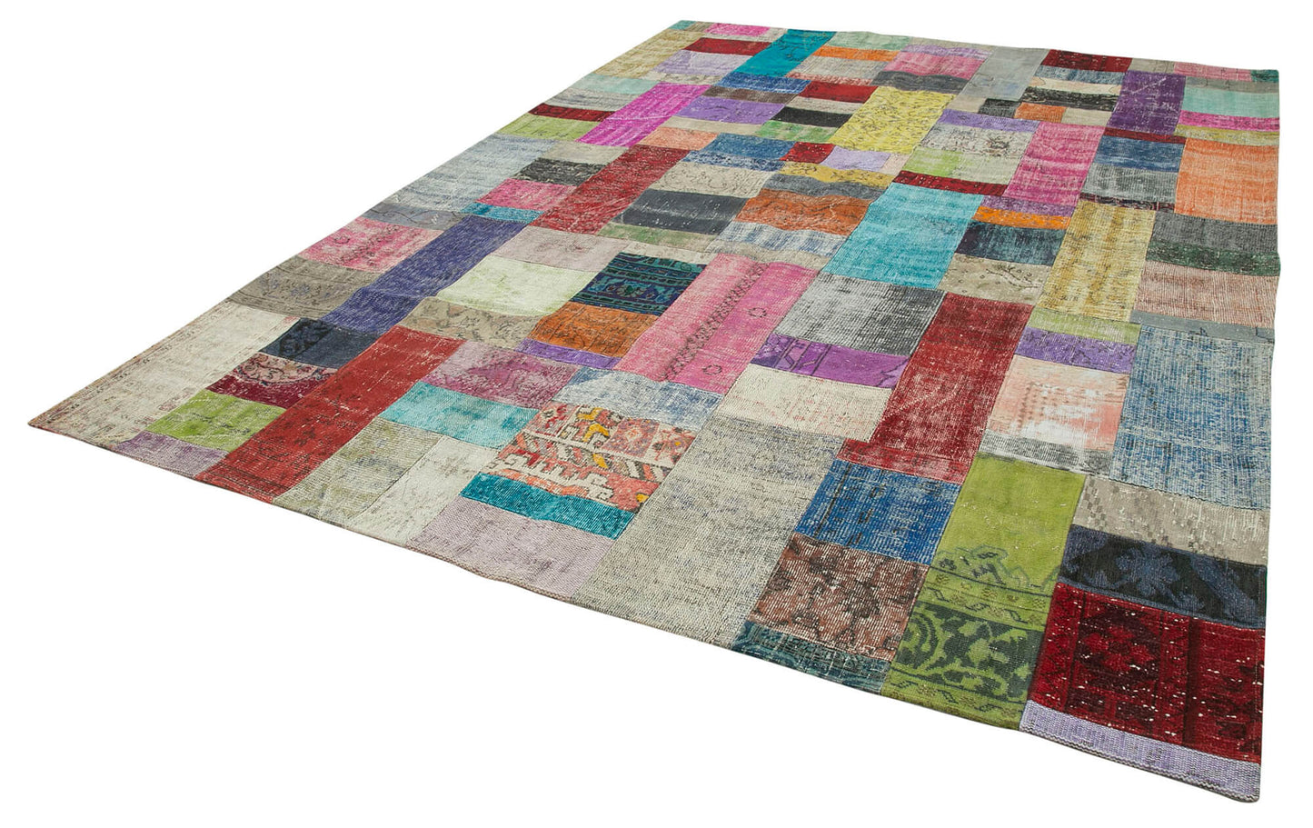 9x12 Multicolor Patchwork Rug- 32329