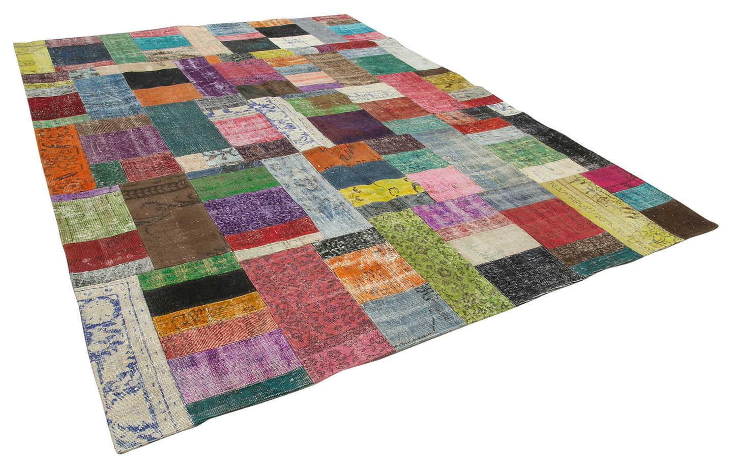 9x12 Multicolor Patchwork Rug- 32332
