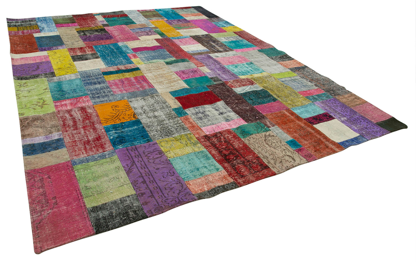 10x13 Multicolor Patchwork Rug - 32341
