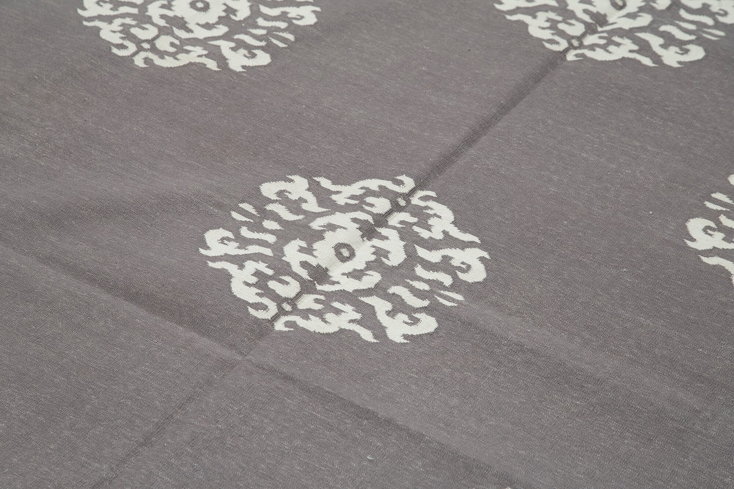 6x9 Grey Dhurrie Rug - 32351