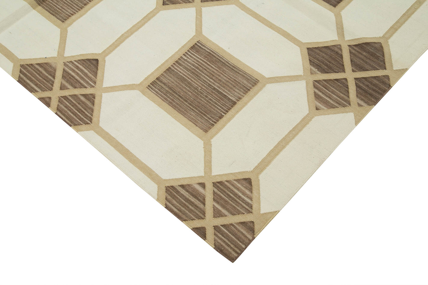 6x9 Brown Dhurrie Rug - 32363