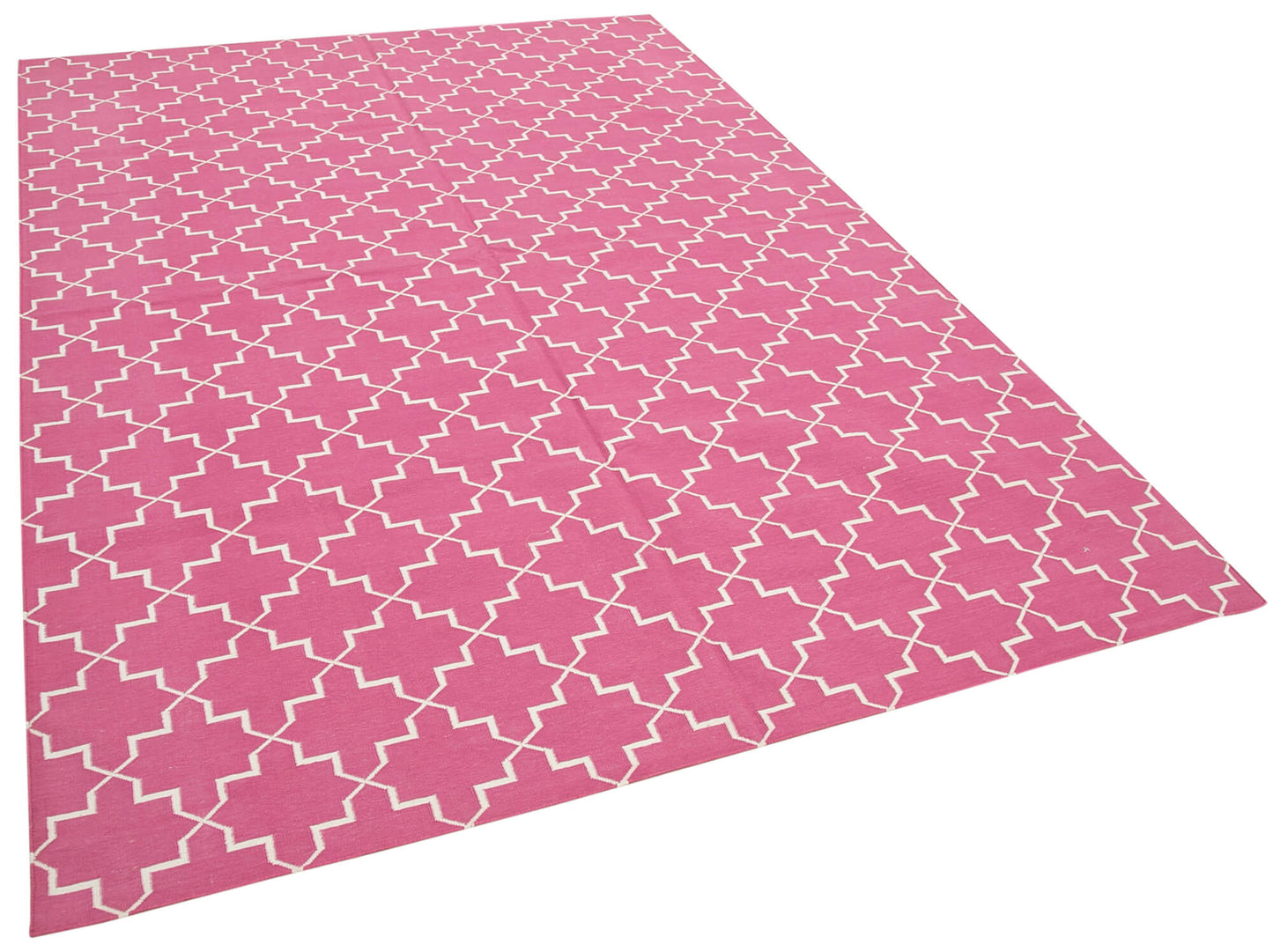 6x9 Pink Dhurrie Rug - 32388