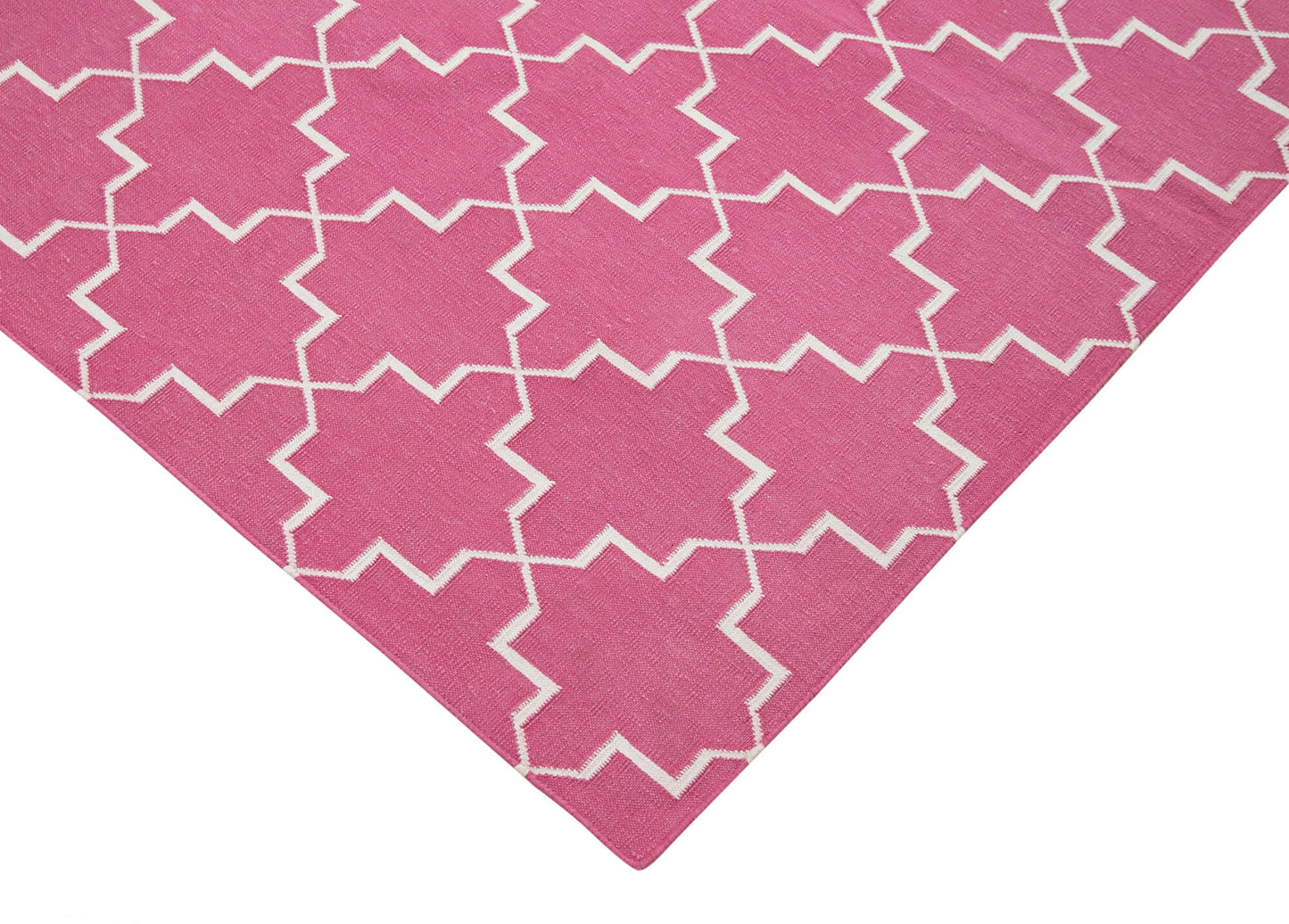 6x9 Pink Dhurrie Rug - 32388