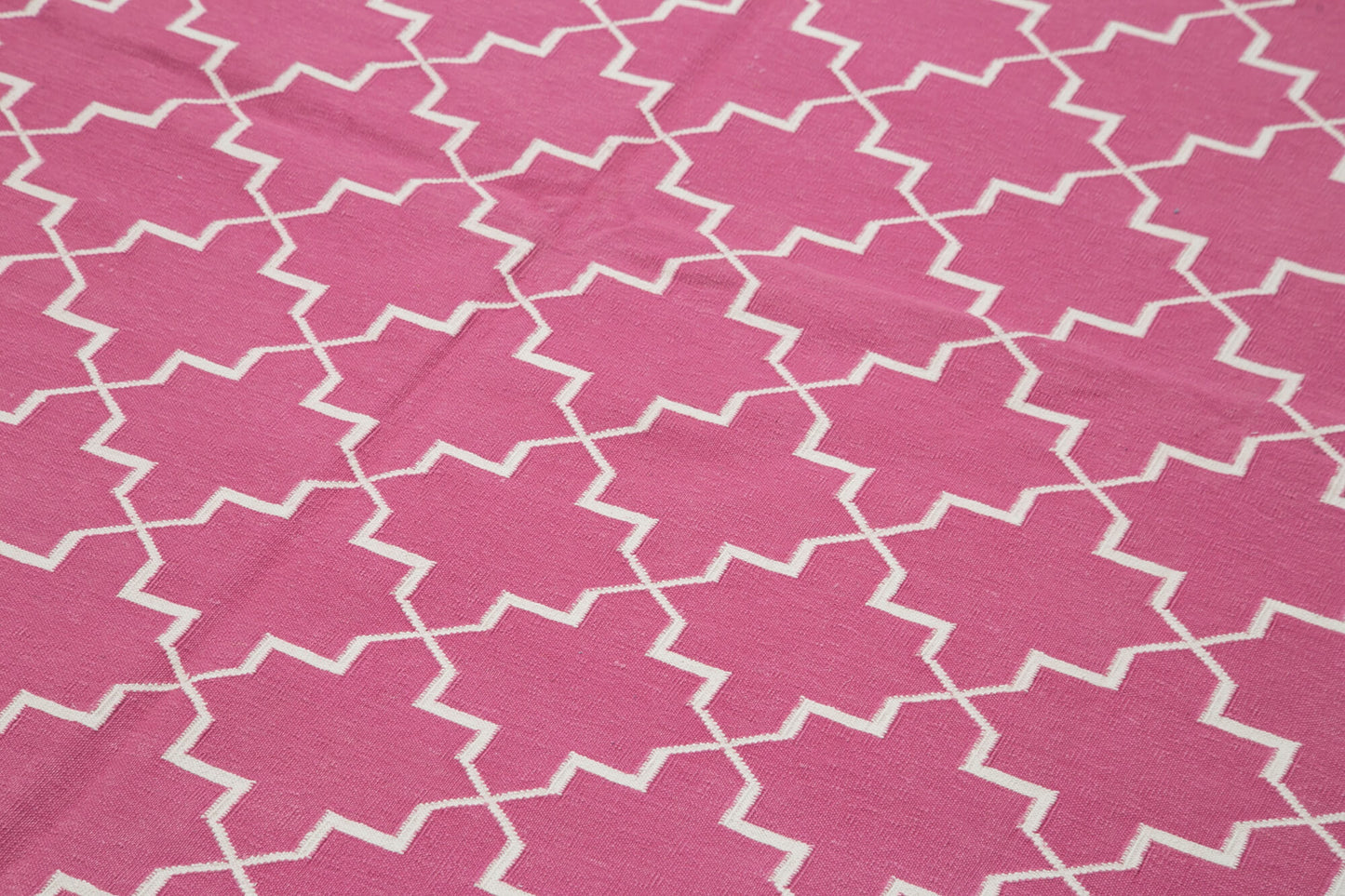 6x9 Pink Dhurrie Rug - 32388