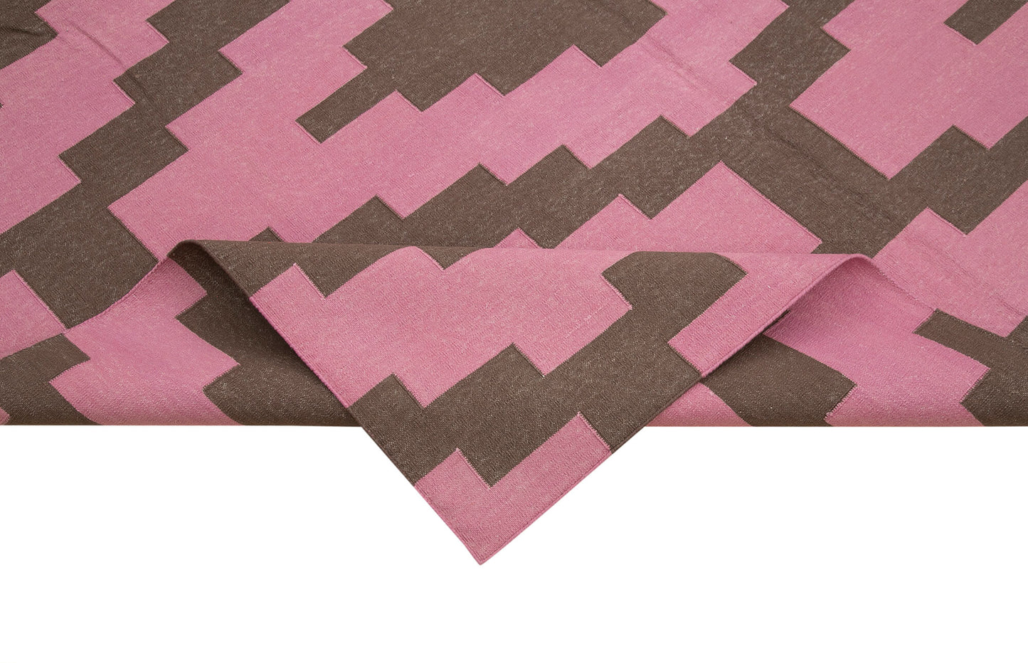 6x9 Brown Dhurrie Rug - 32410