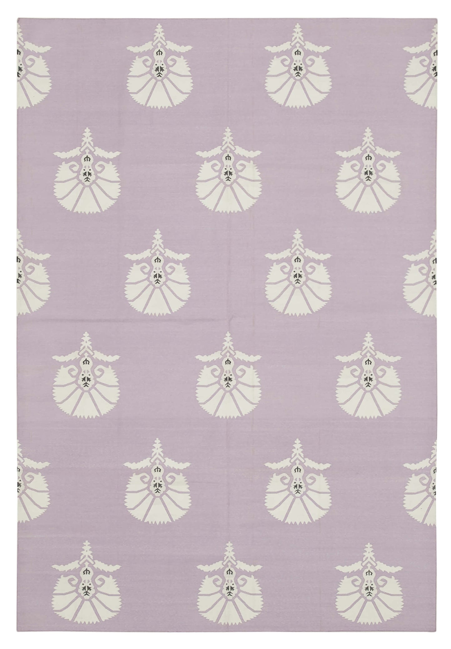 6x9 Purple Dhurrie Rug - 32411