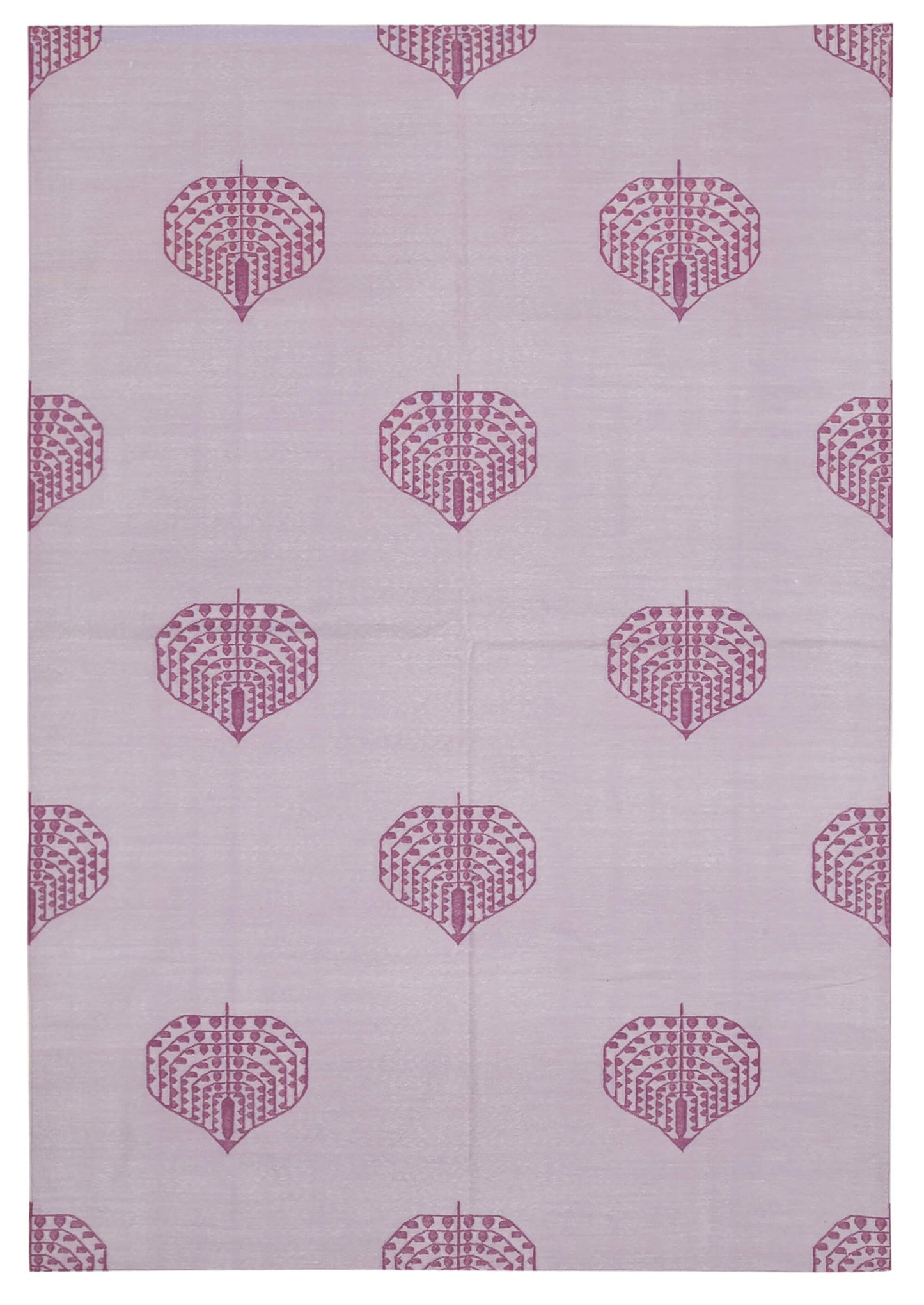 6x9 Purple Dhurrie Rug - 32416