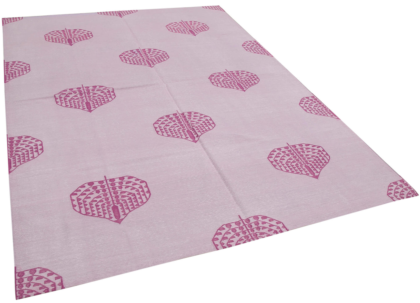 6x9 Purple Dhurrie Rug - 32416