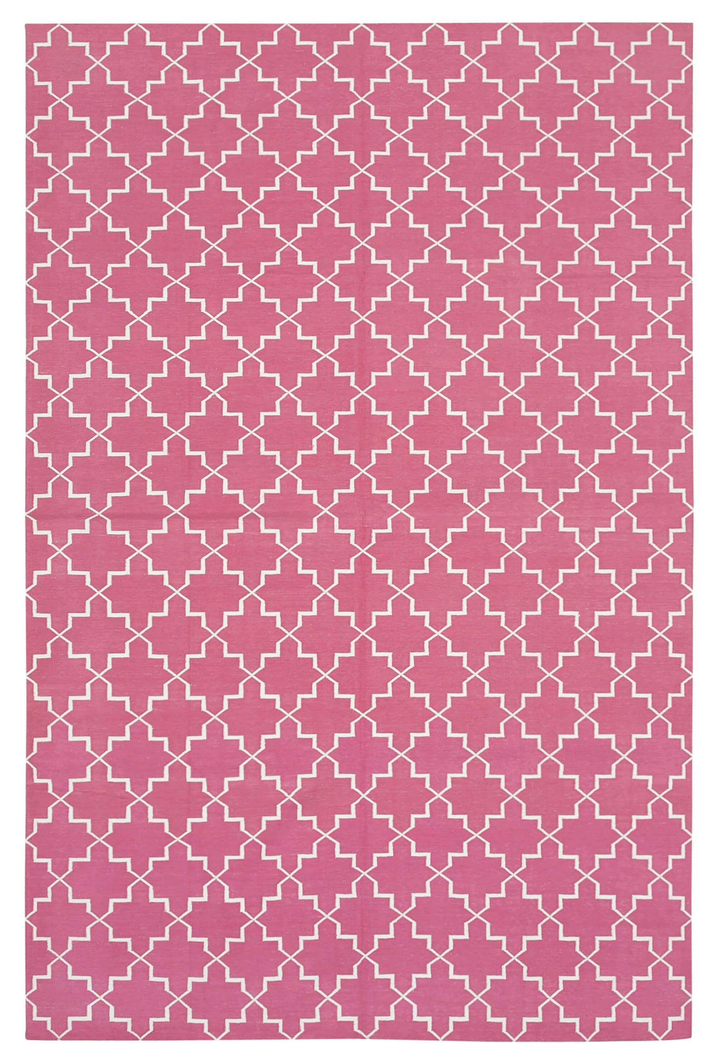6x9 Pink Dhurrie Rug - 32427