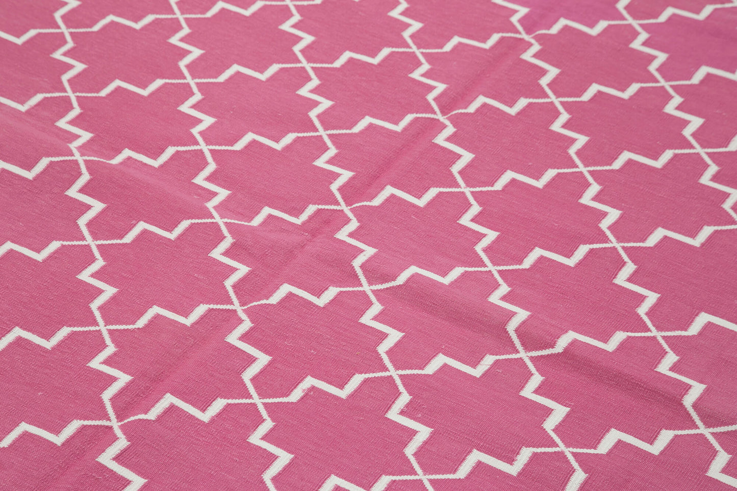 6x9 Pink Dhurrie Rug - 32427