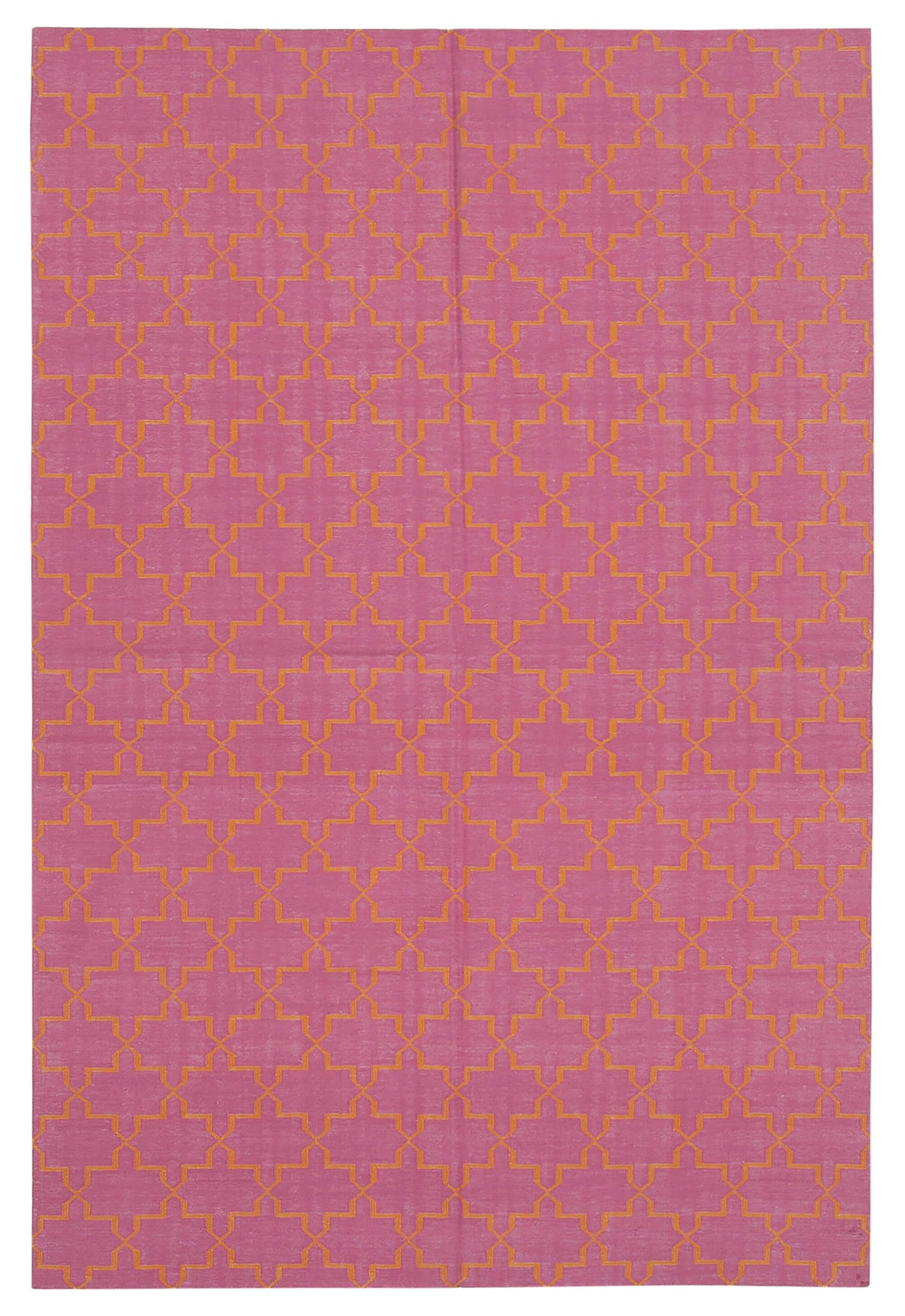 6x9 Pink Dhurrie Rug - 32431