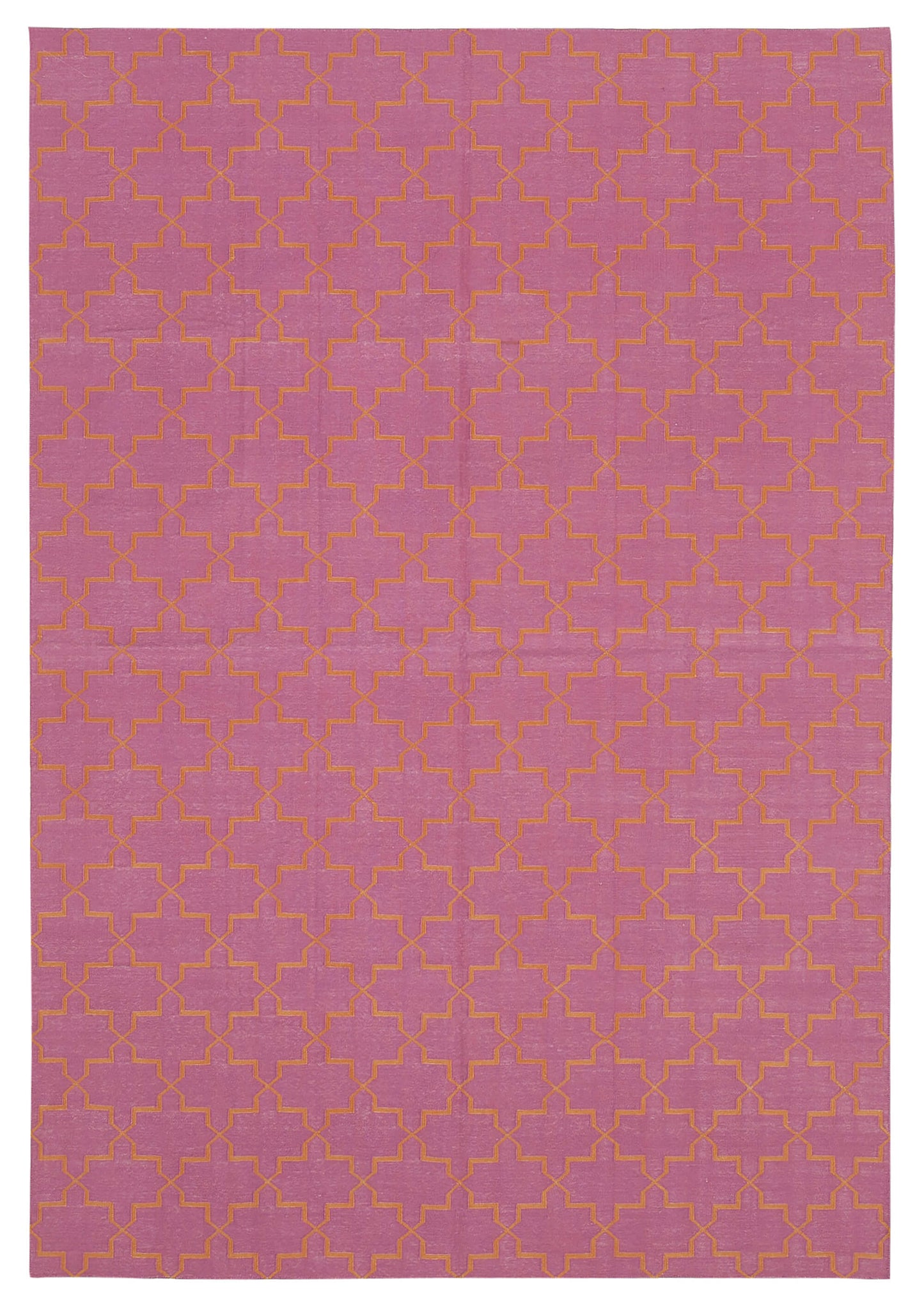 6x9 Pink Dhurrie Rug - 32433