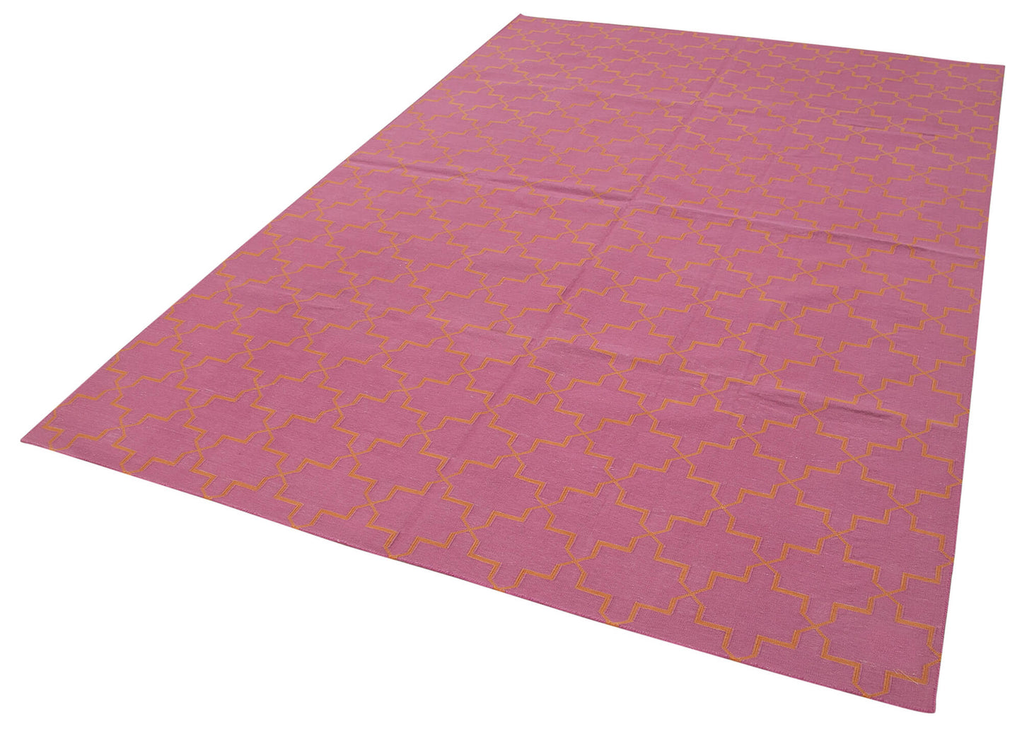 6x9 Pink Dhurrie Rug - 32433
