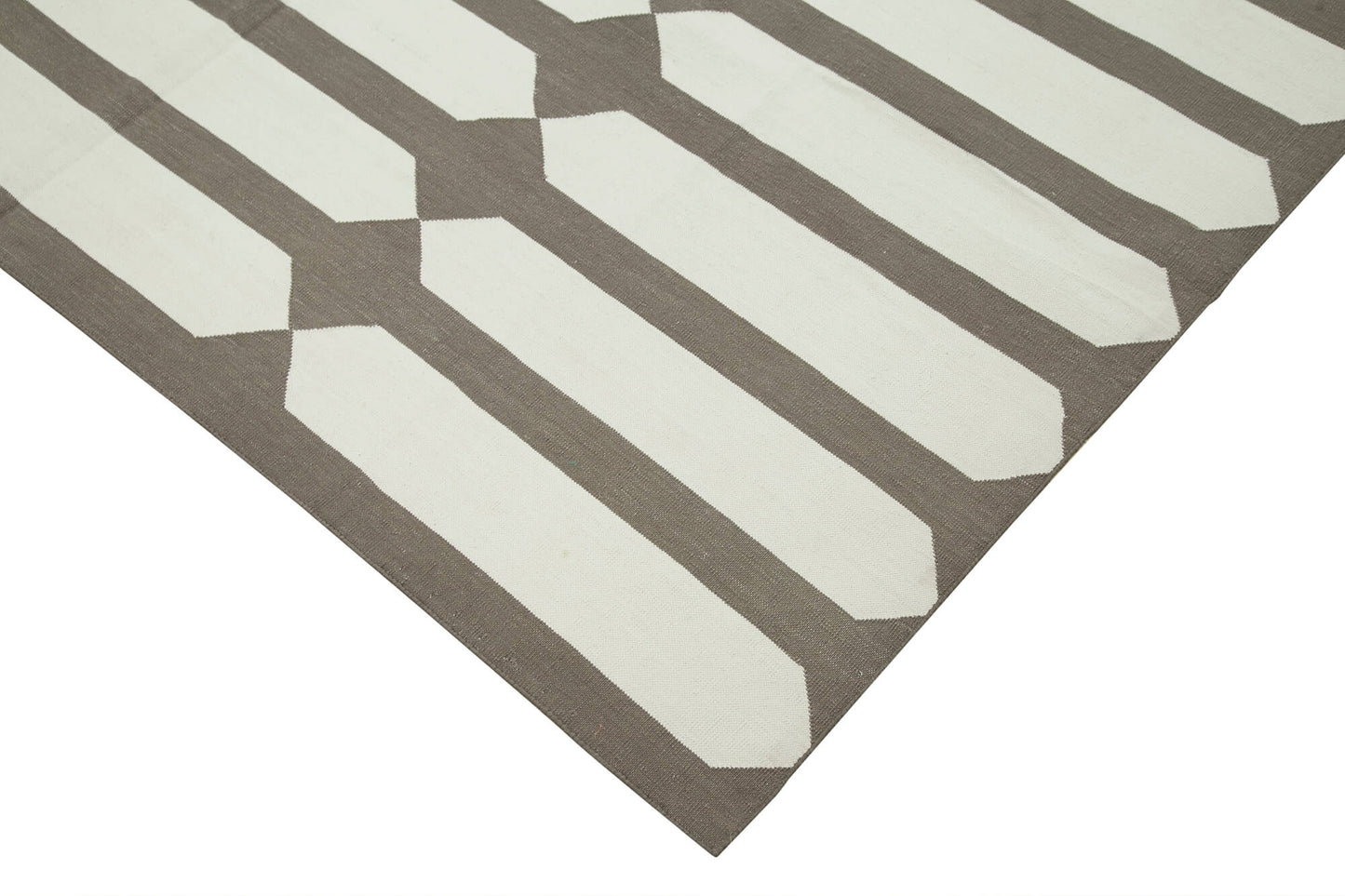 6x9 Brown Dhurrie Rug - 32438