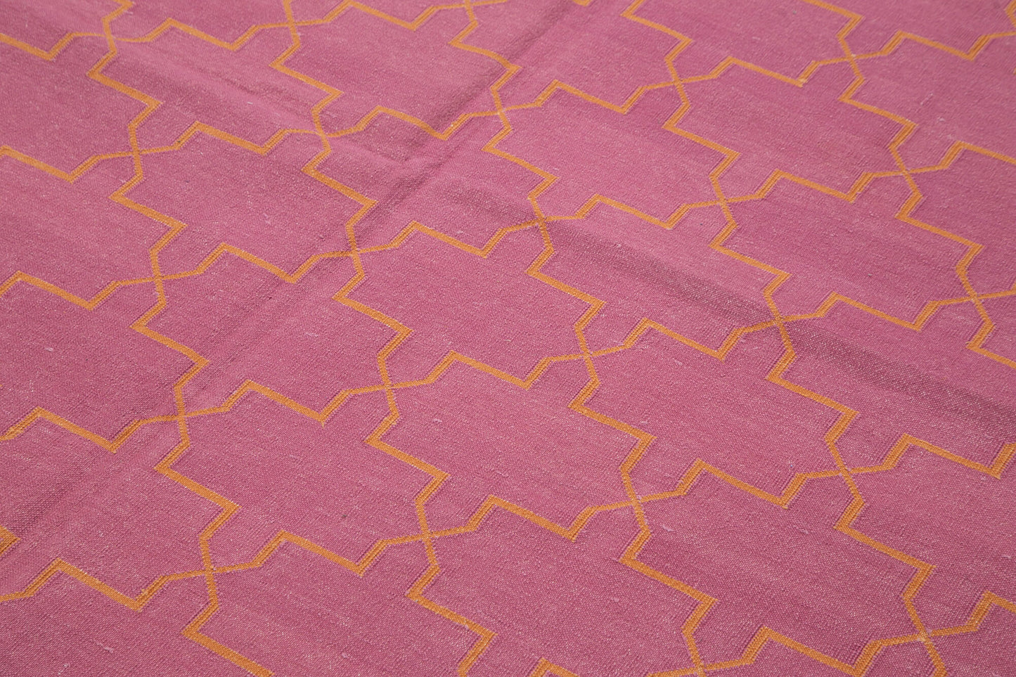 6x9 Pink Dhurrie Rug - 32439