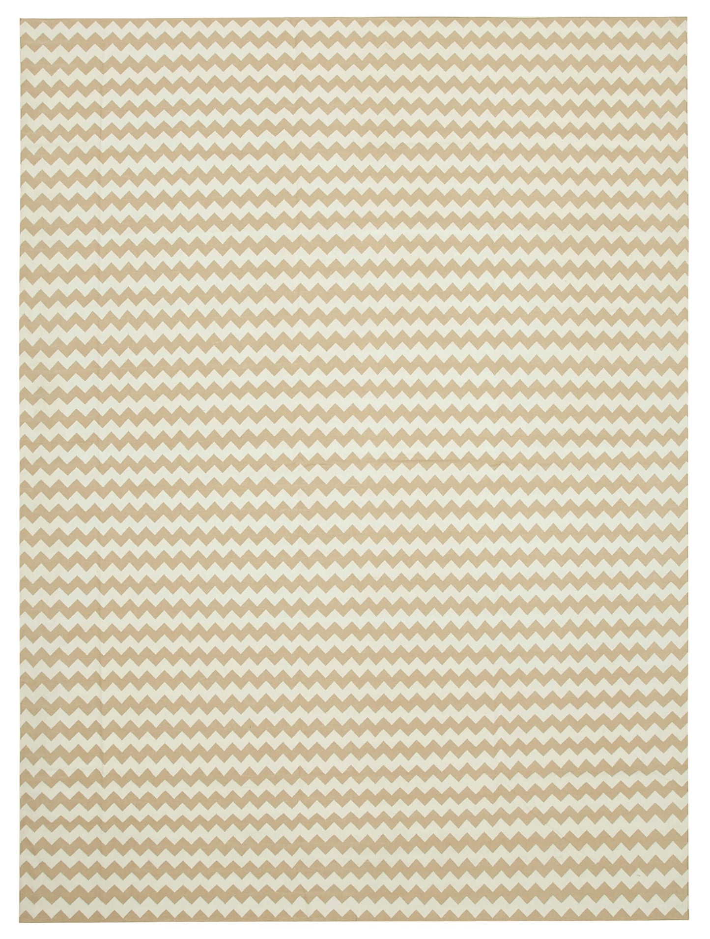 10x14 Beige Dhurrie Rug - 32458