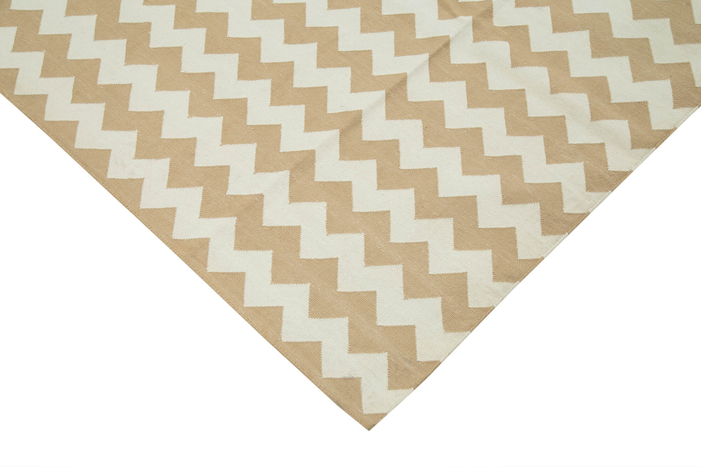 10x14 Beige Dhurrie Rug - 32458