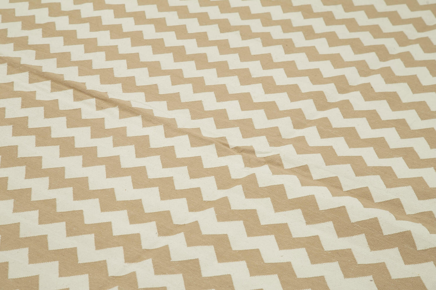 10x14 Beige Dhurrie Rug - 32458