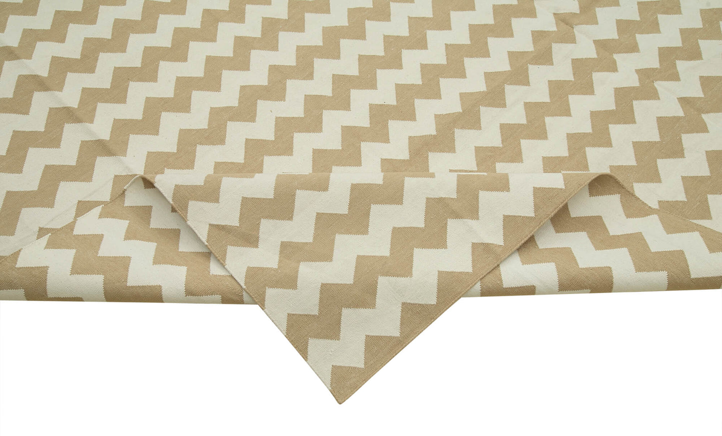 10x14 Beige Dhurrie Rug - 32458