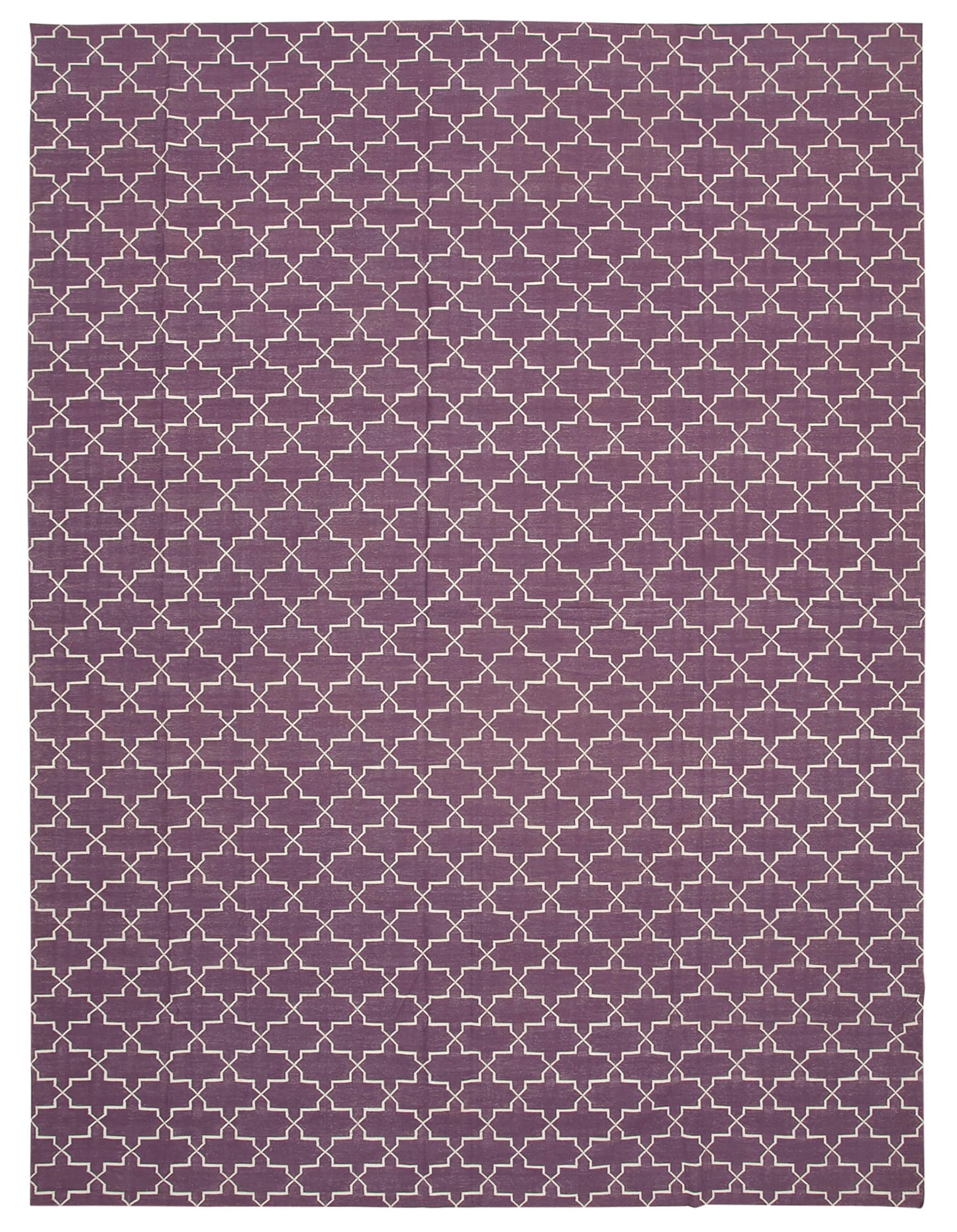 10x14 Purple Dhurrie Rug - 32463