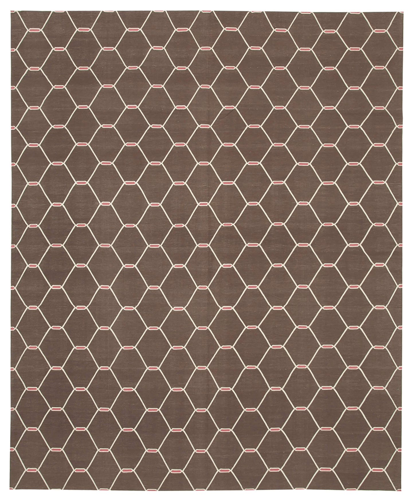 8x10 Brown Dhurrie Rug - 32475