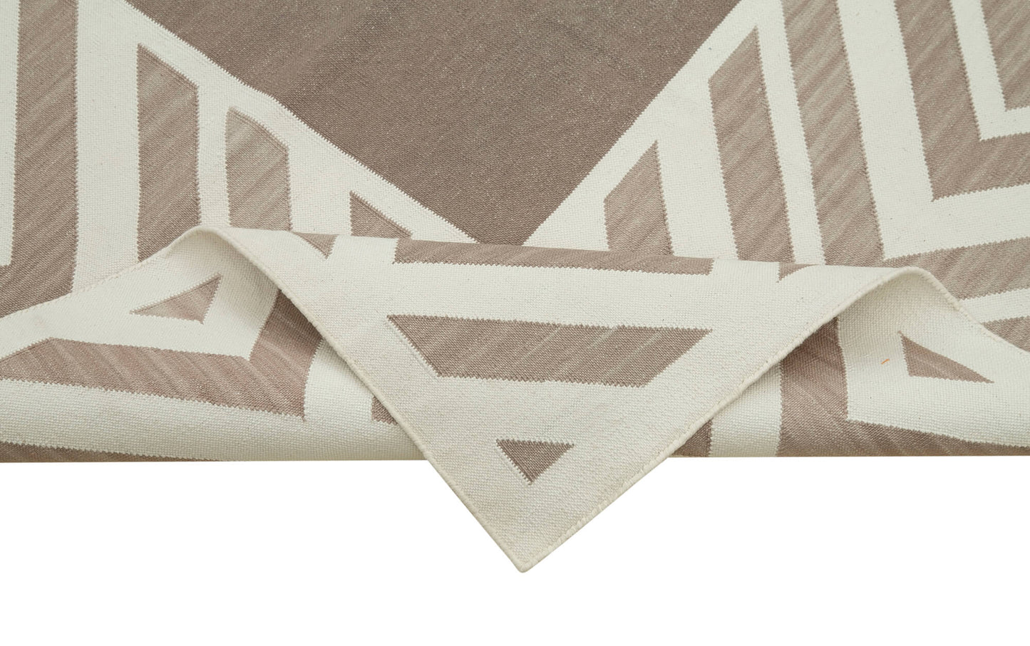 8x10 Brown Dhurrie Rug - 32485