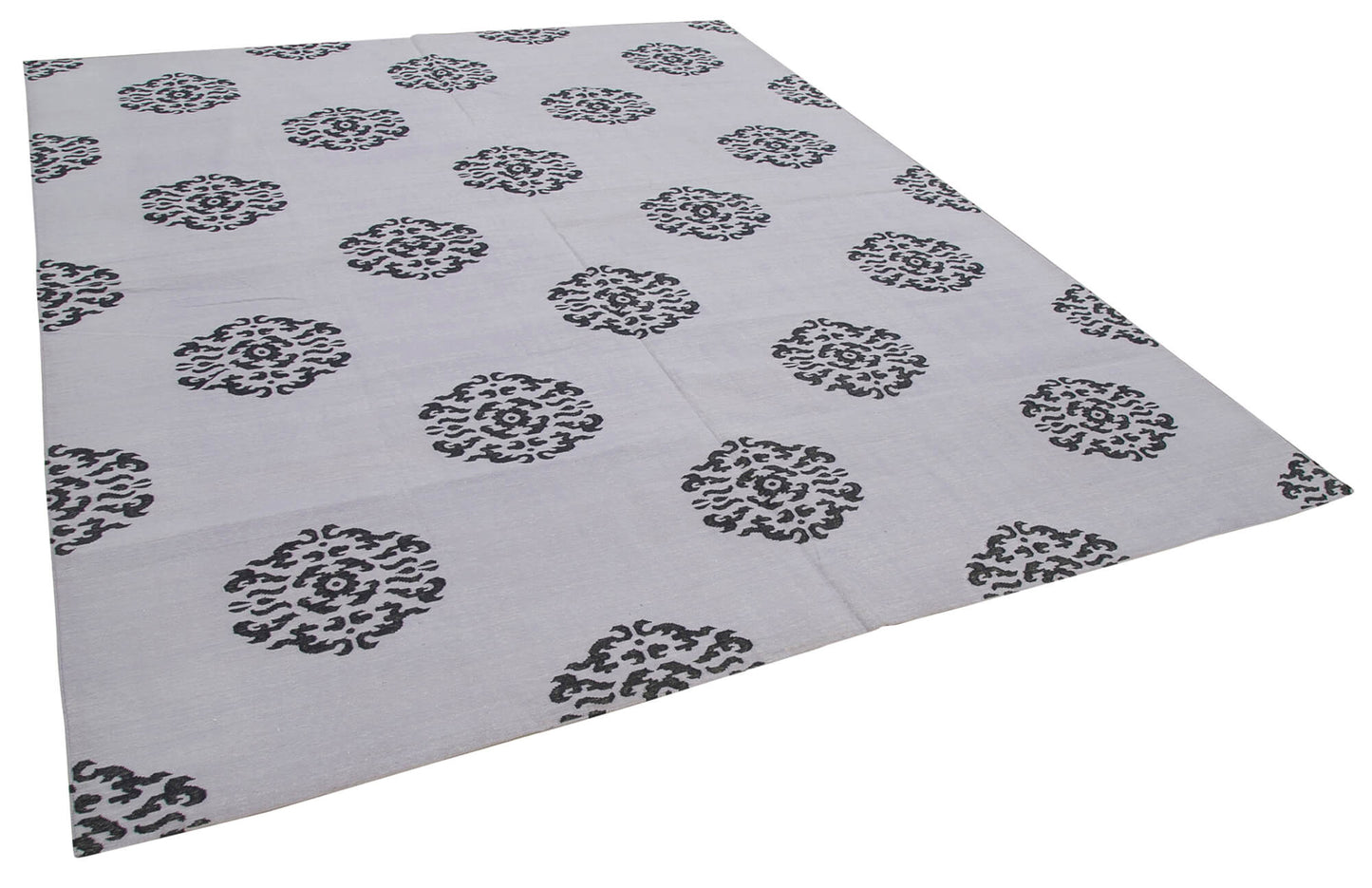 8x10 Purple Dhurrie Rug - 32495