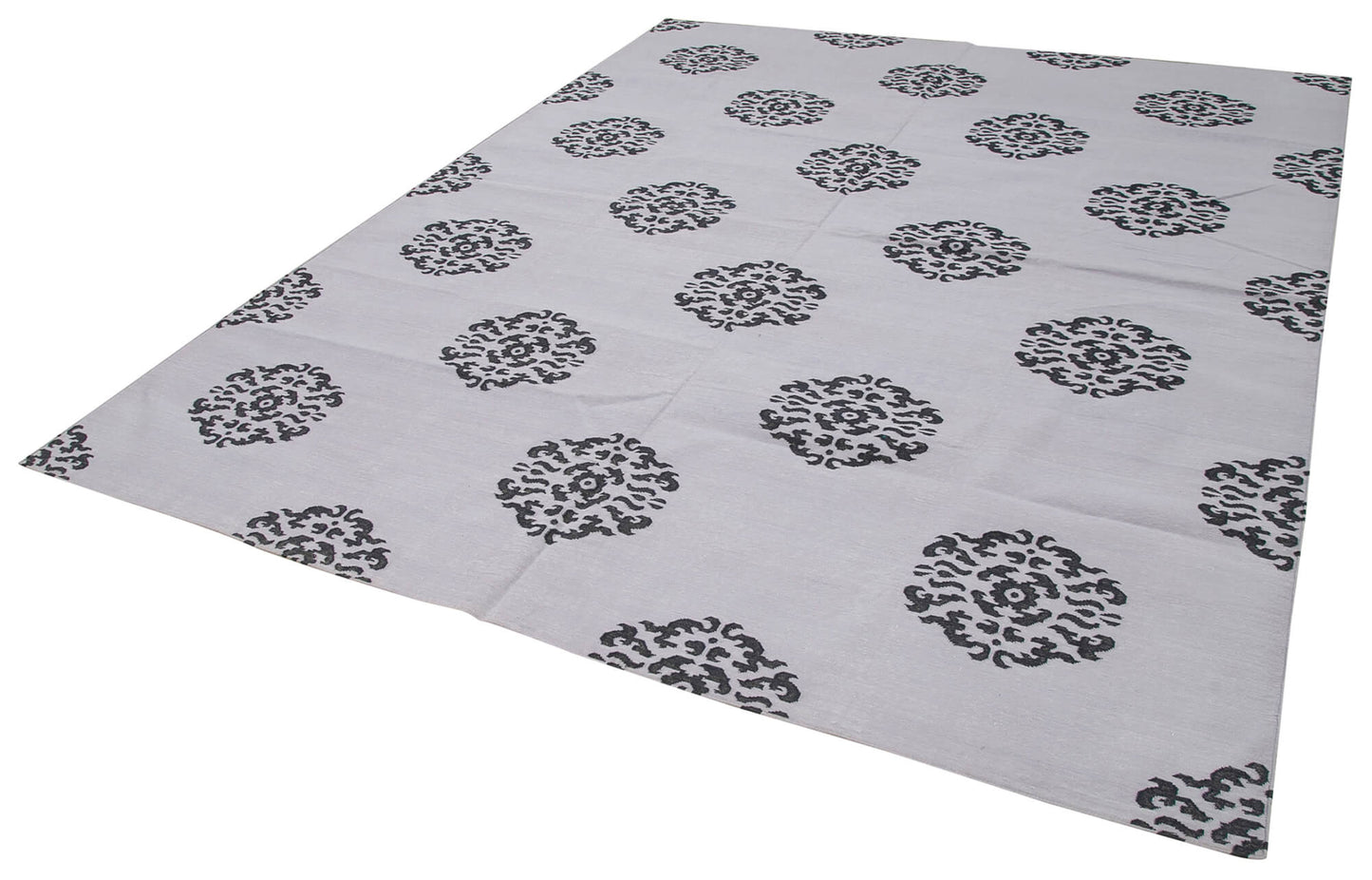 8x10 Purple Dhurrie Rug - 32495