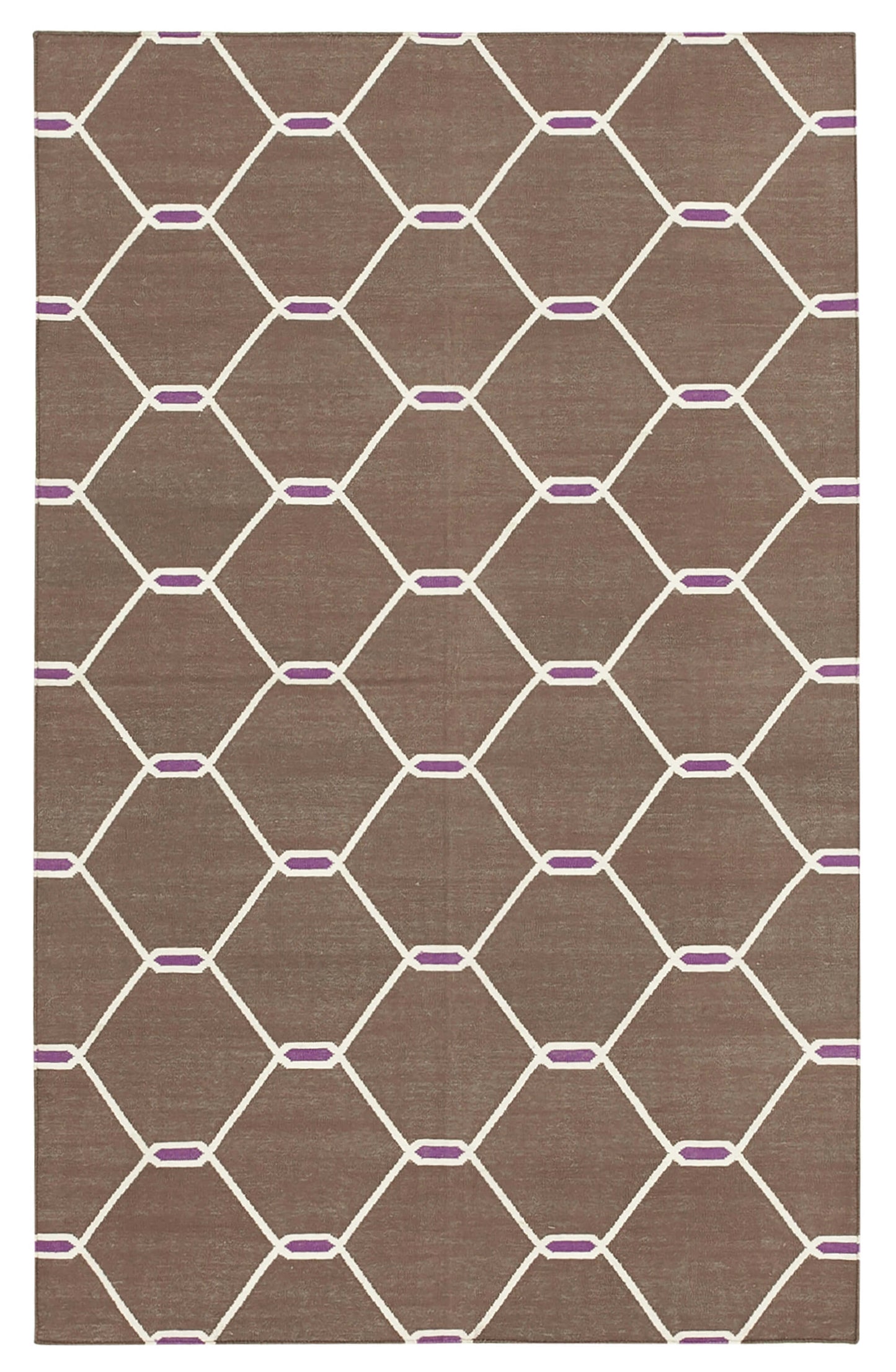 3x5 Brown Dhurrie Rug - 32525
