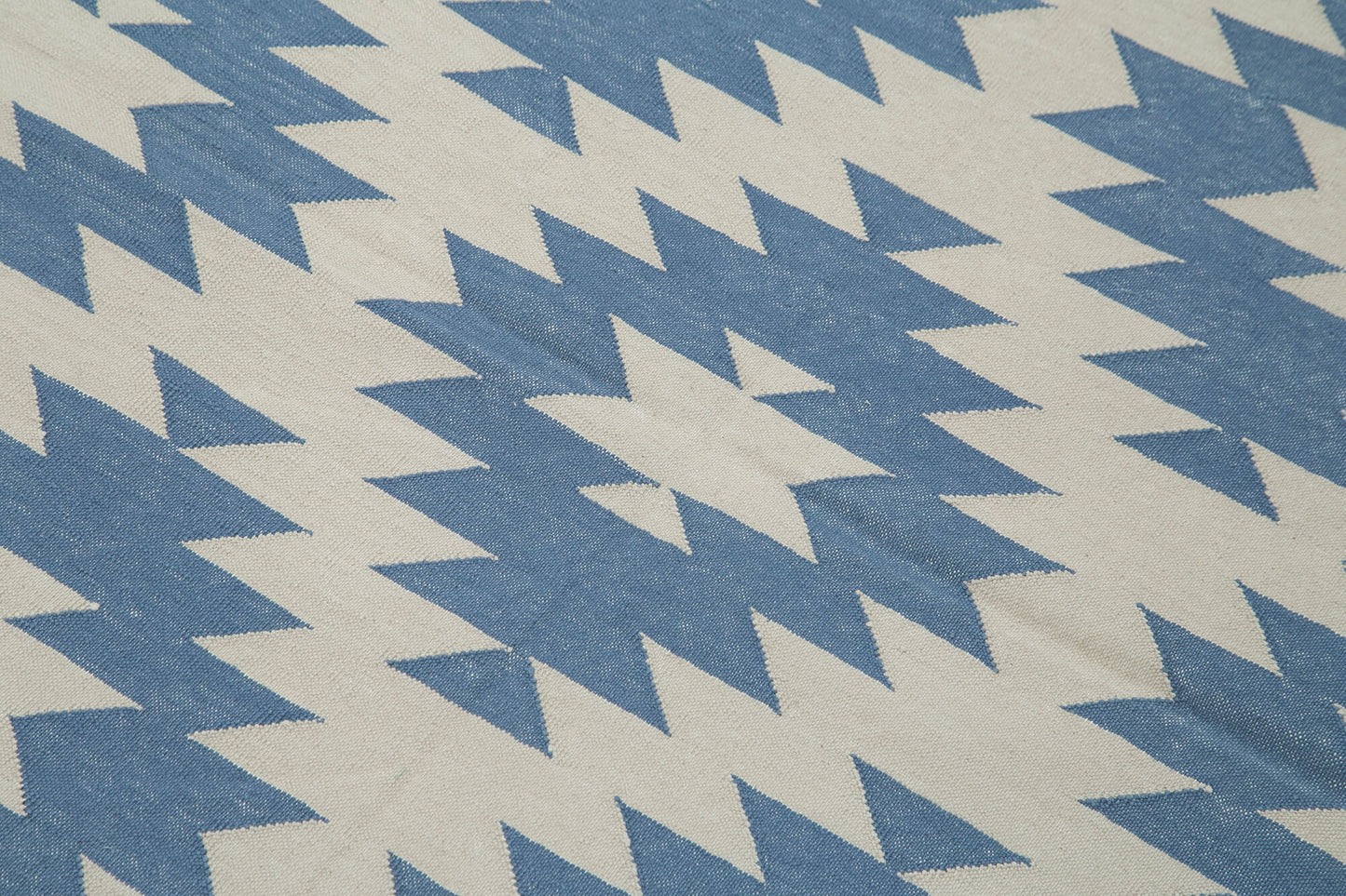 4x5 Blue Dhurrie Rug - 32550