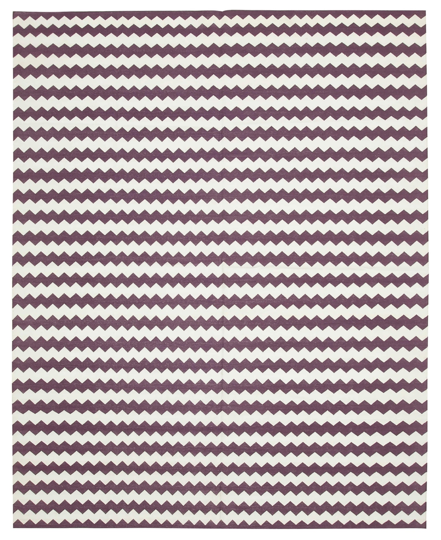 8x10 Purple Dhurrie Rug - 32574