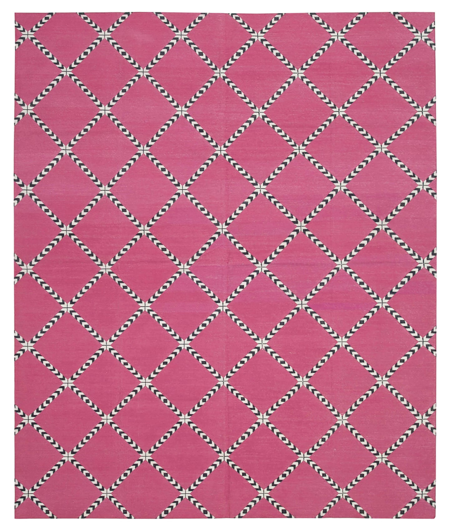 8x10 Pink Dhurrie Rug - 32577