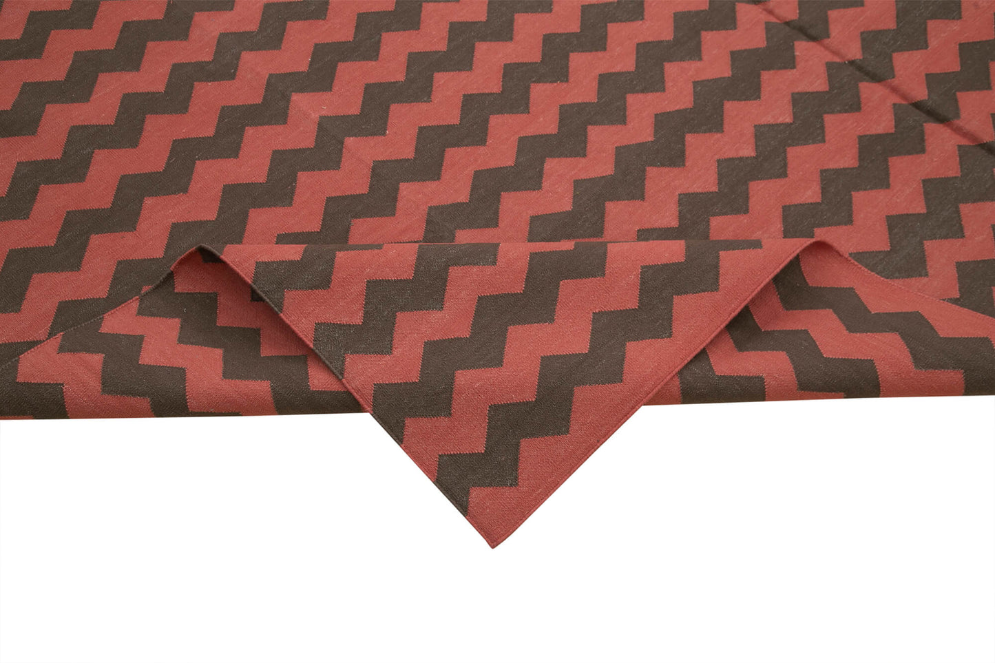 8x10 Brown Dhurrie Rug - 32594