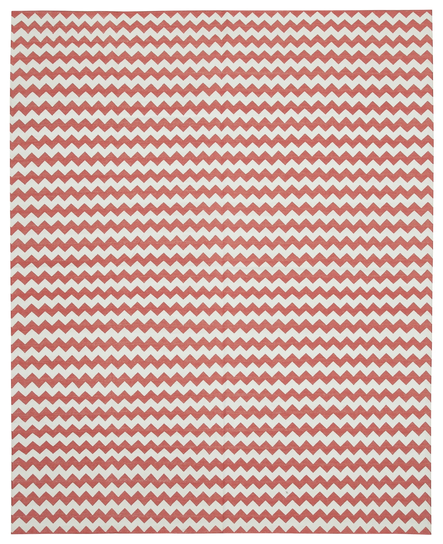 8x10 Red Dhurrie Rug - 32596