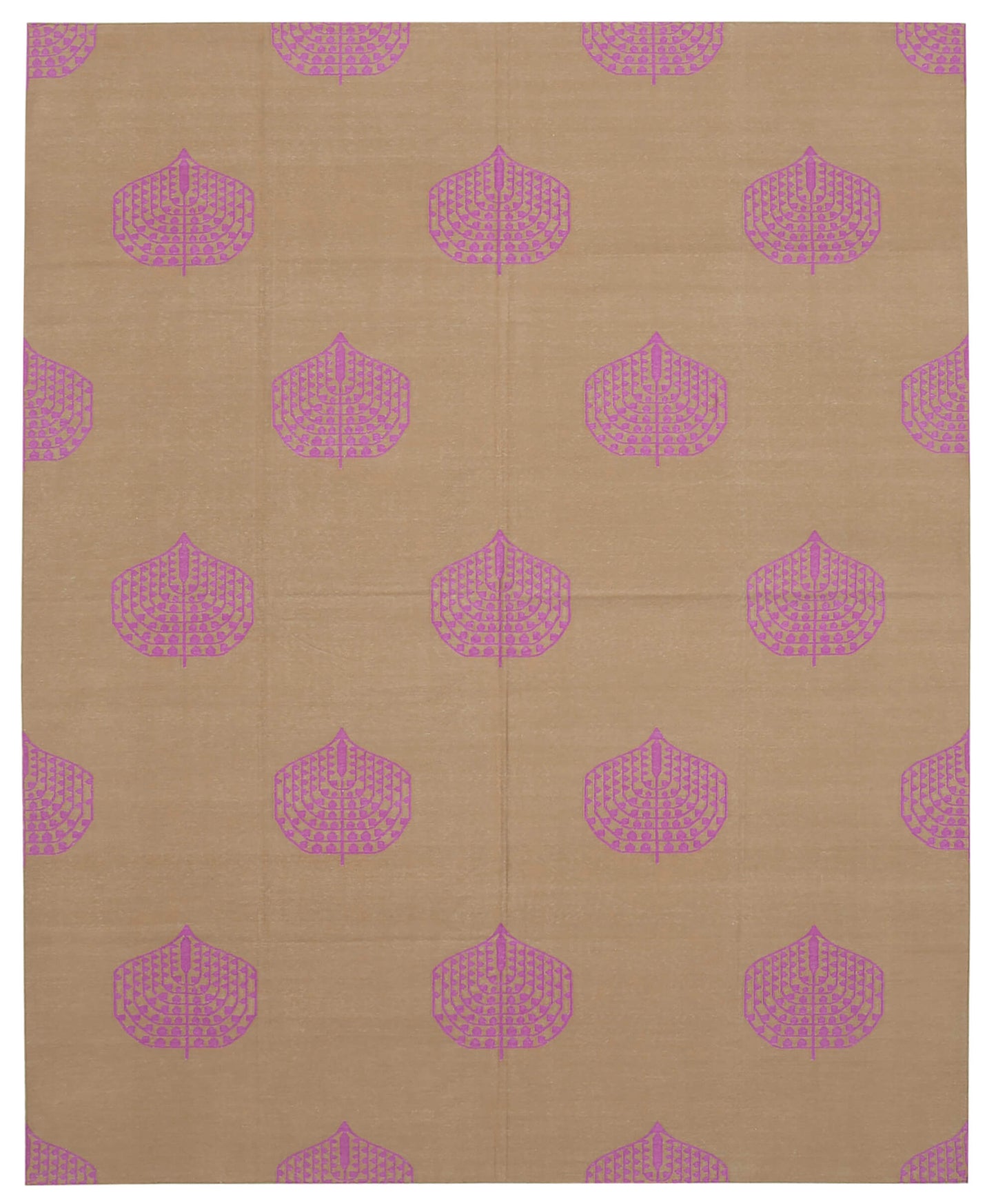 8x10 Brown Dhurrie Rug - 32604