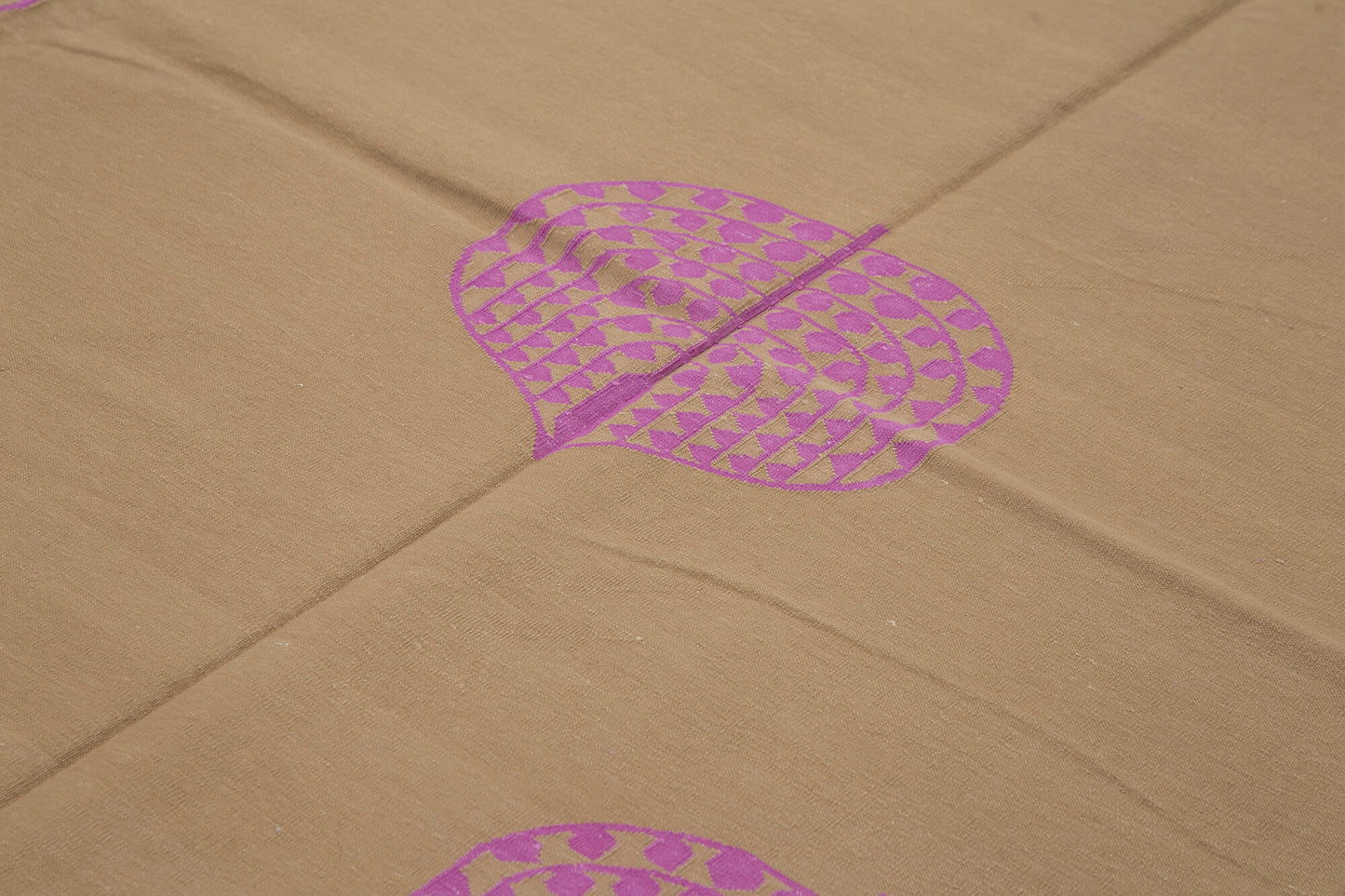 8x10 Brown Dhurrie Rug - 32605