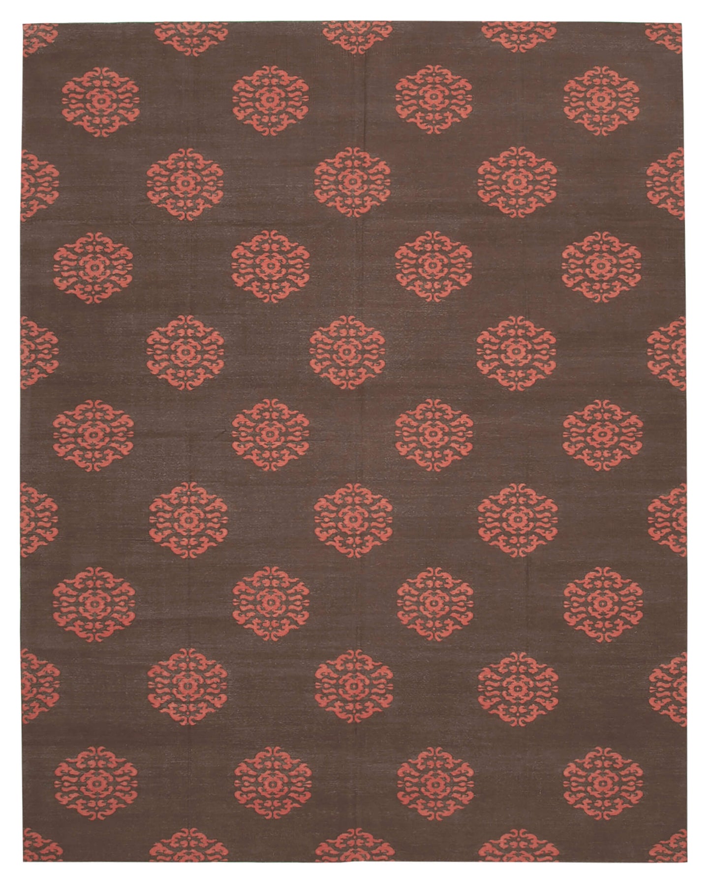 9x12 Brown Dhurrie Rug - 32706