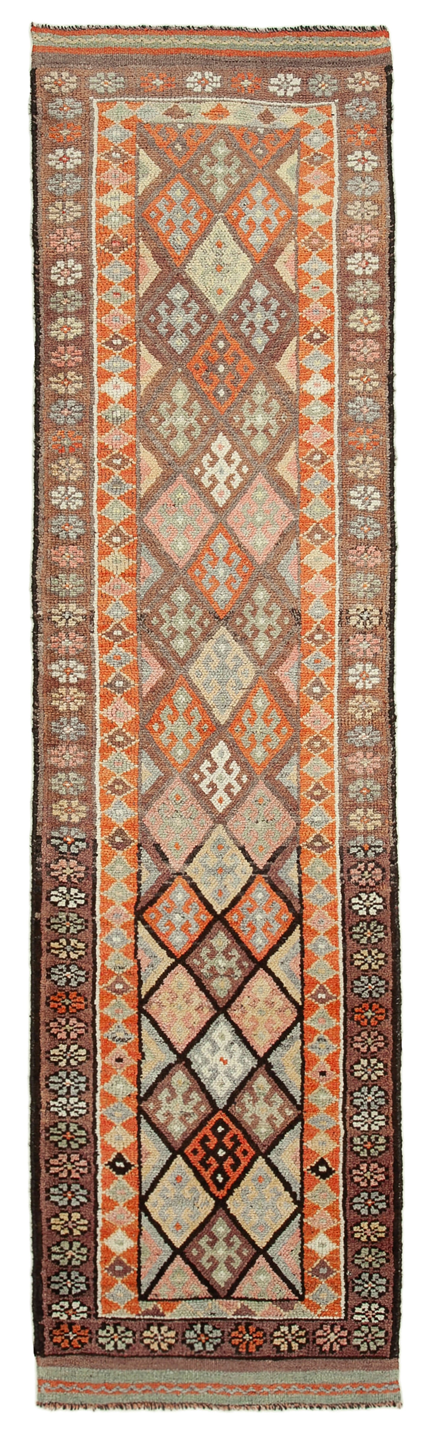 3x11 Brown Boho Runner Rugs - 32764