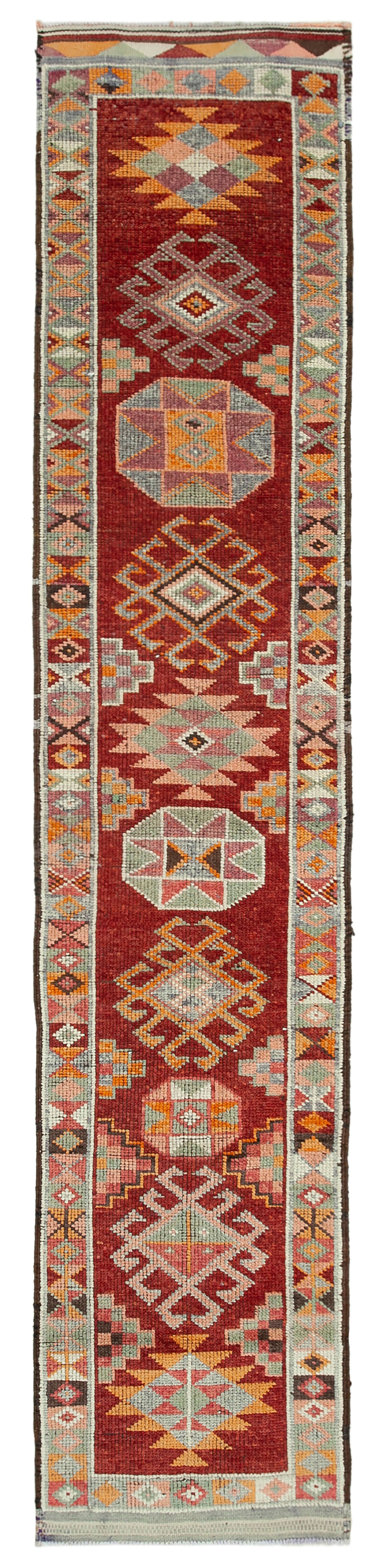 3x13 Red Boho Runner Rugs - 32769