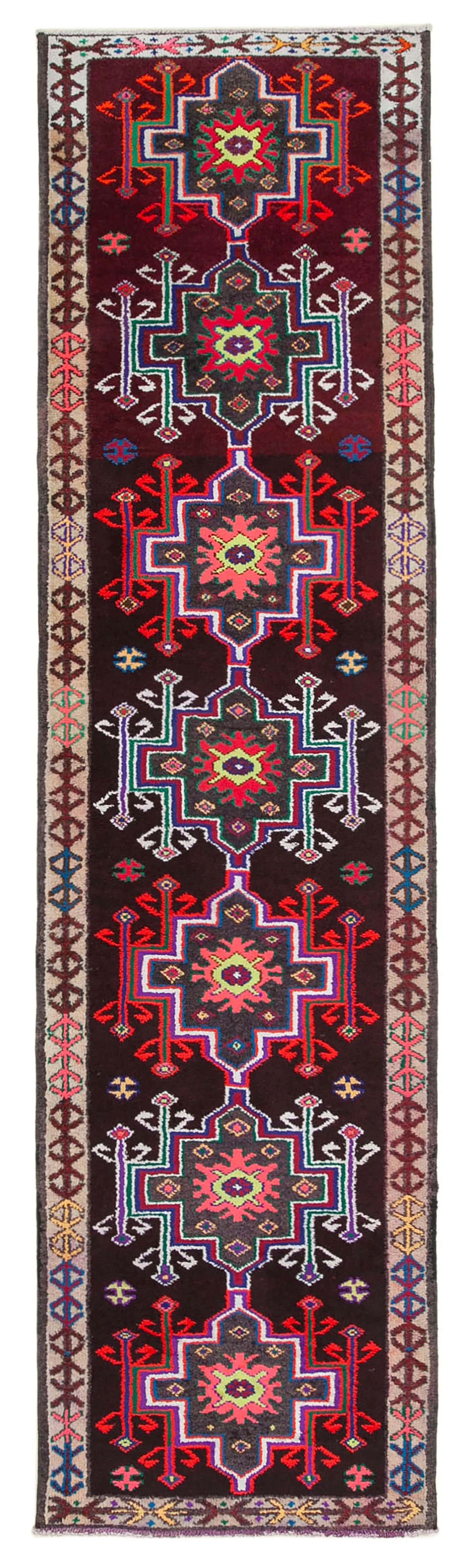 3x11 Multicolor Boho Runner Rugs - 32859