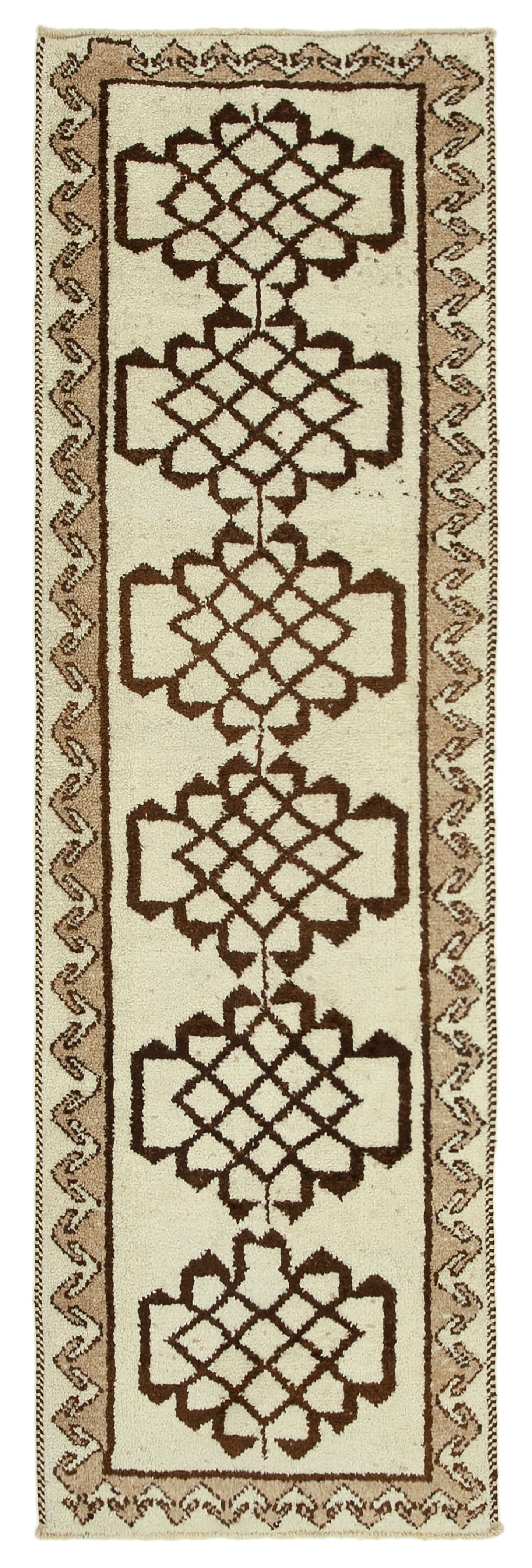 3x11 Beige Boho Runner Rugs - 32908