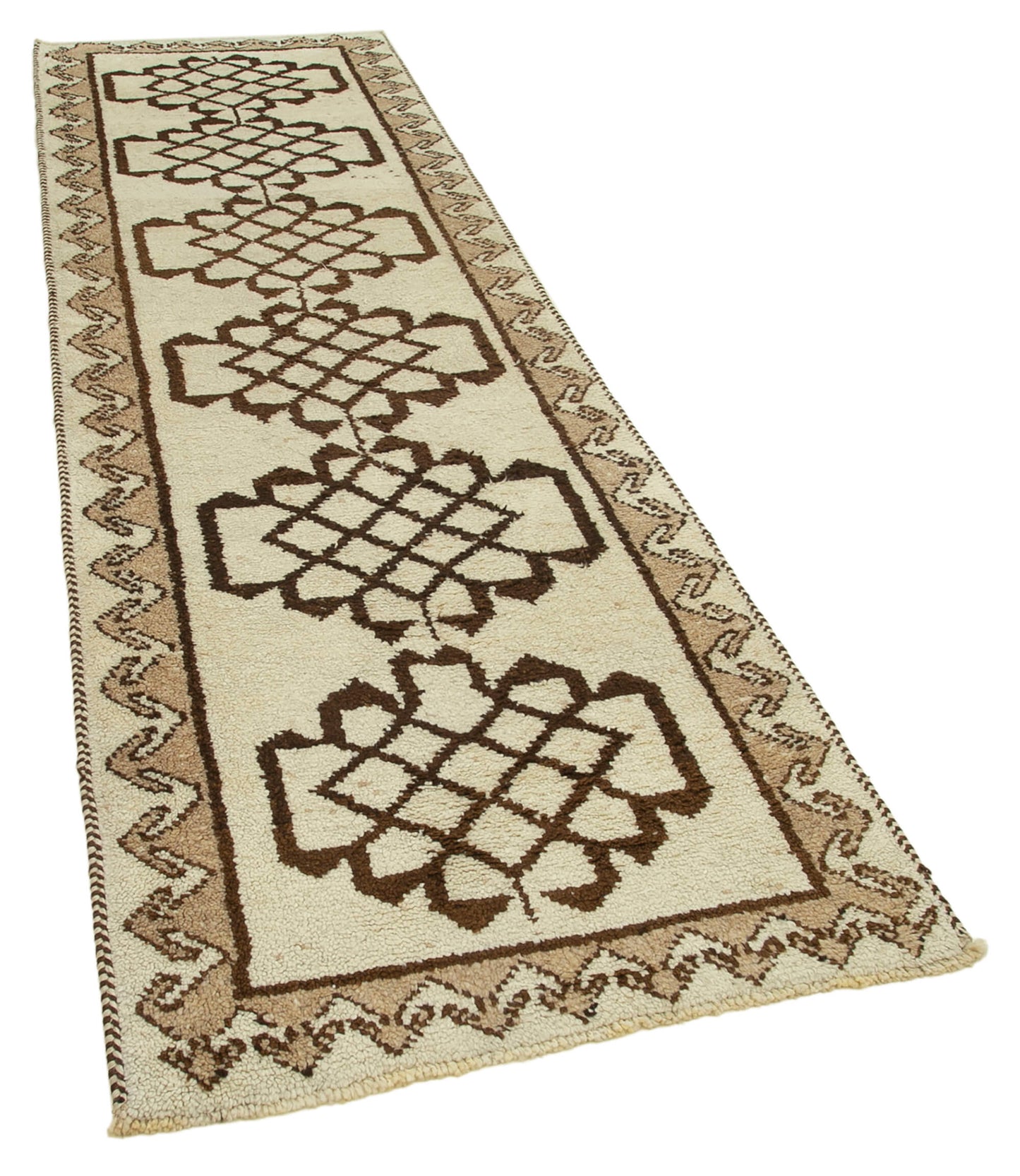 3x11 Beige Boho Runner Rugs - 32908