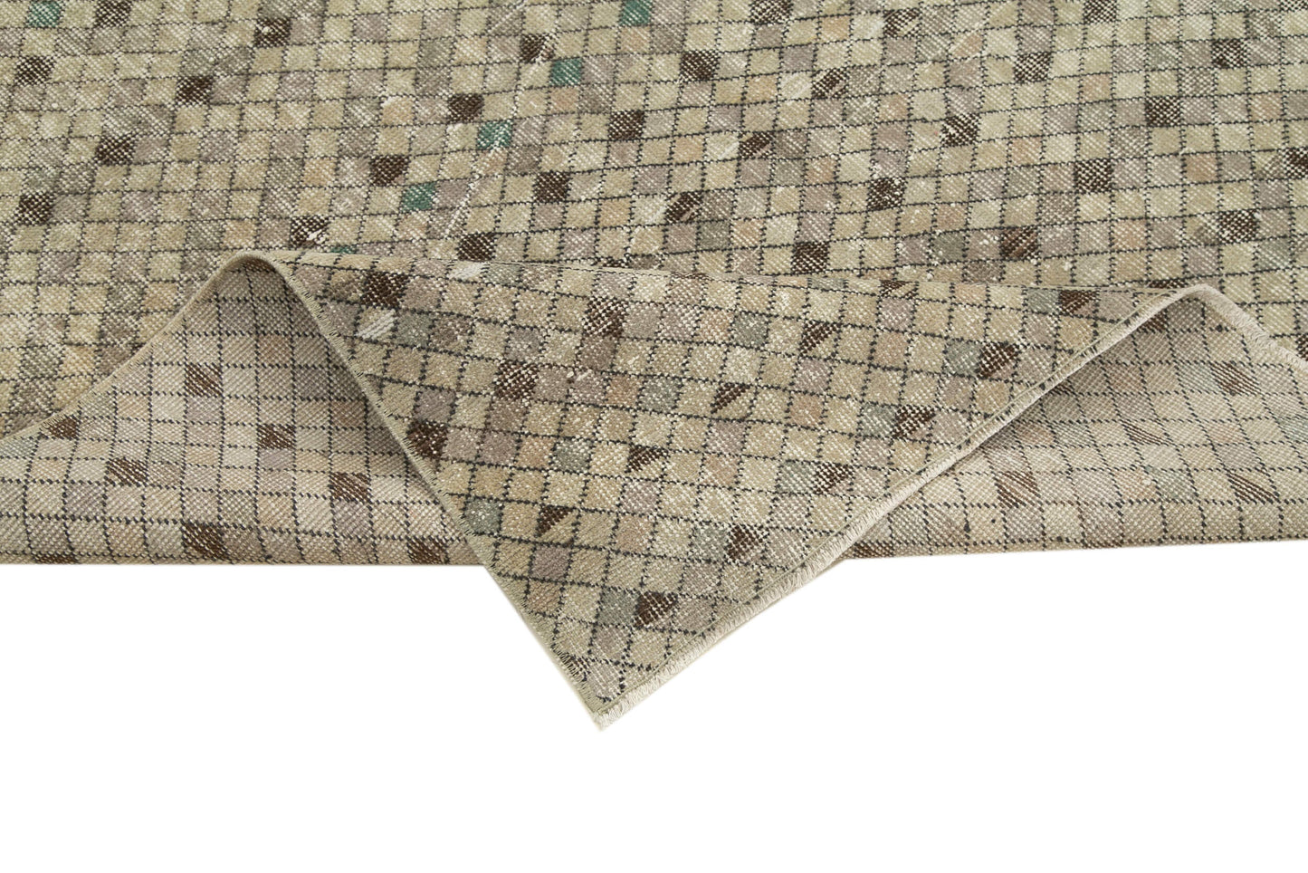 5x8 Beige Bohemian Rug - 33049