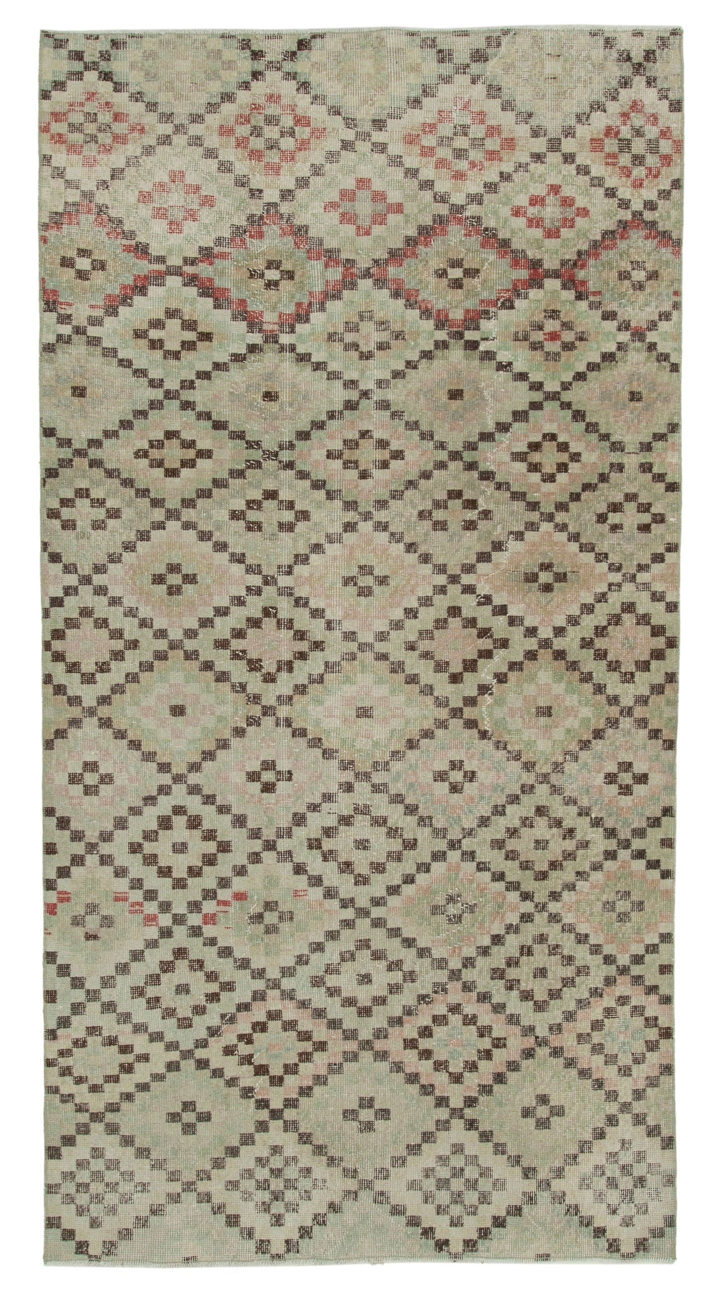 4x8 Beige Bohemian Rug - 33052