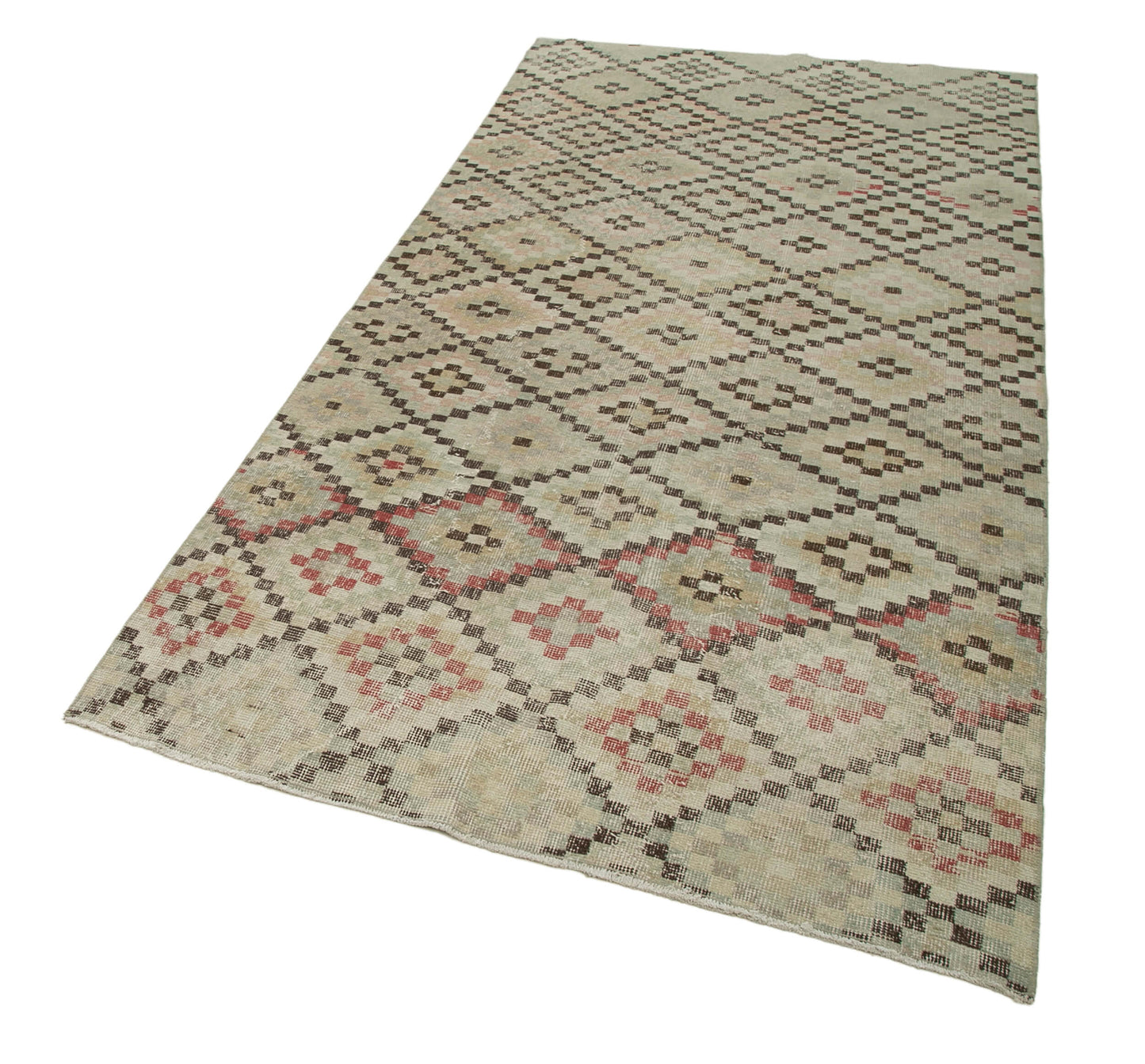 4x8 Beige Bohemian Rug - 33052